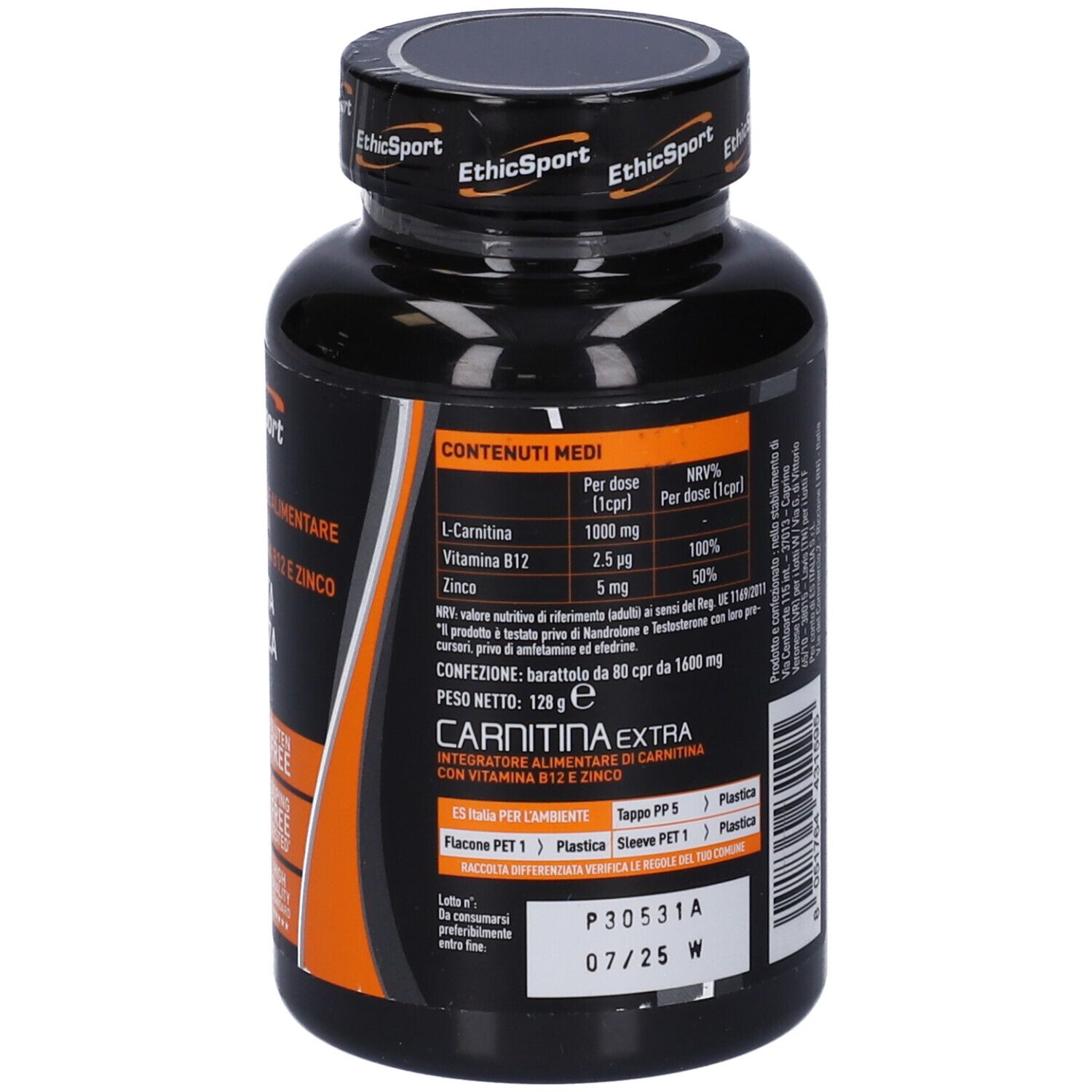 Ethicsport Carnitina Extra 80 Compresse