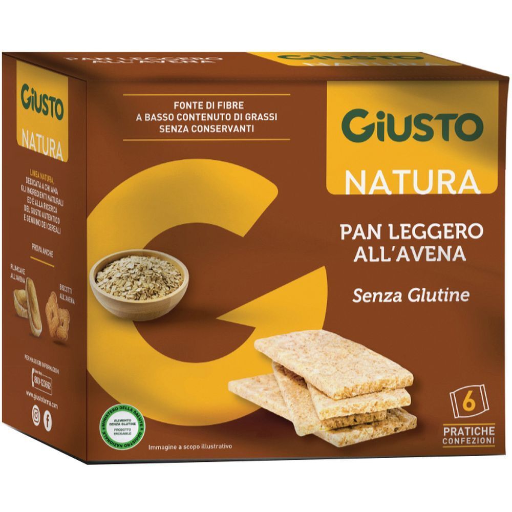 Giusto Senza Glutine Panleggero All'Avena 6 Confezioni Da 25G