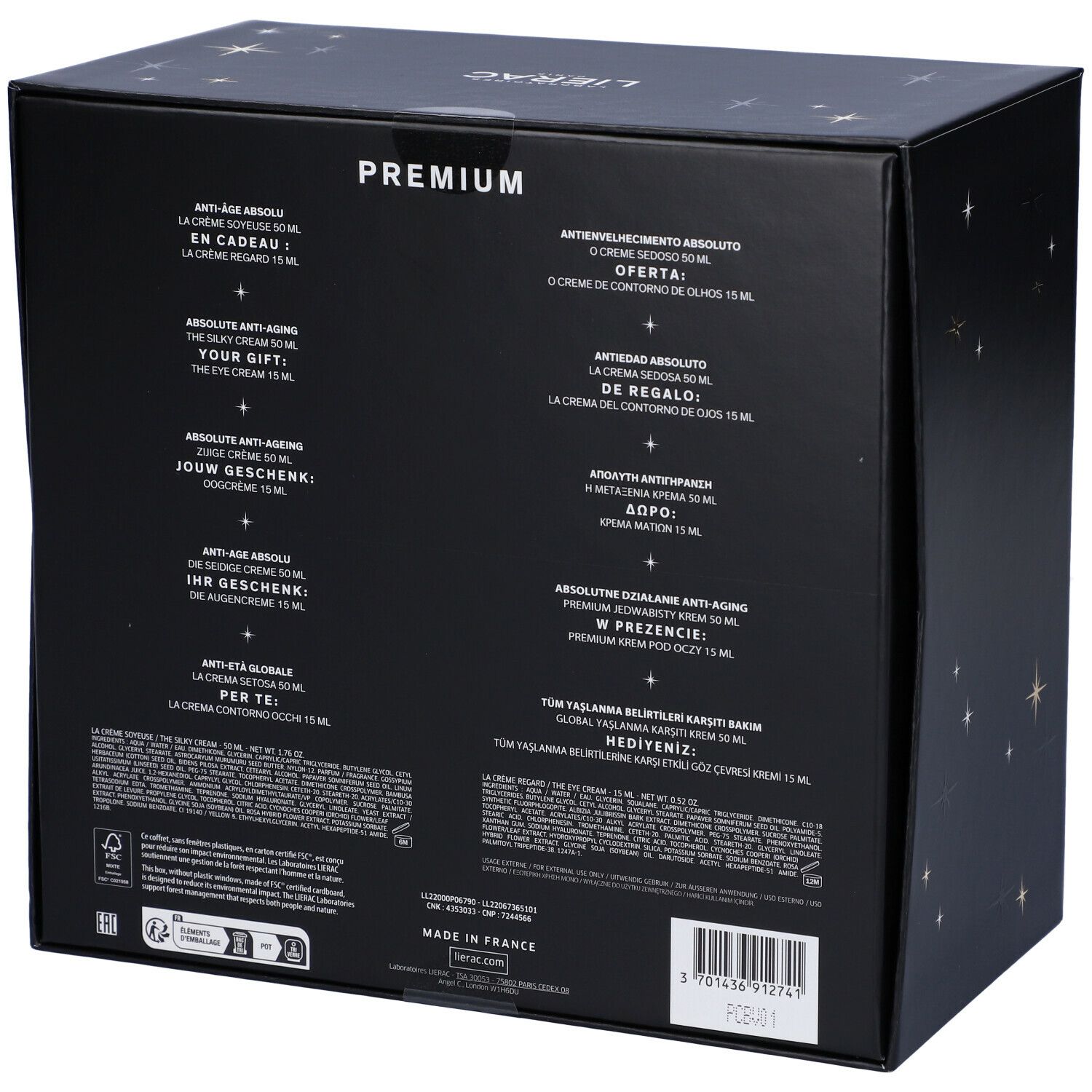 Lierac Coffret Premium Silky Cream + Eyes Offered