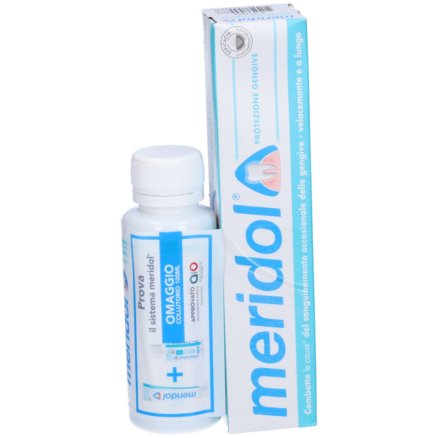 Meridol® Protezione gengive Dentifricio + Collutorio