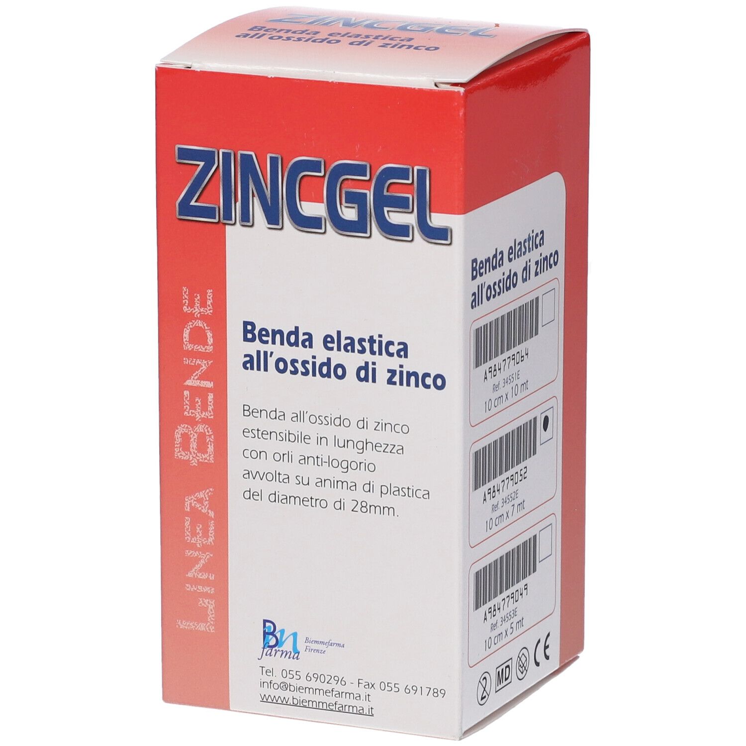 Benda Elastica All'Ossido Di Zinco Zincgel Gelast Plus M 7X10 Cm