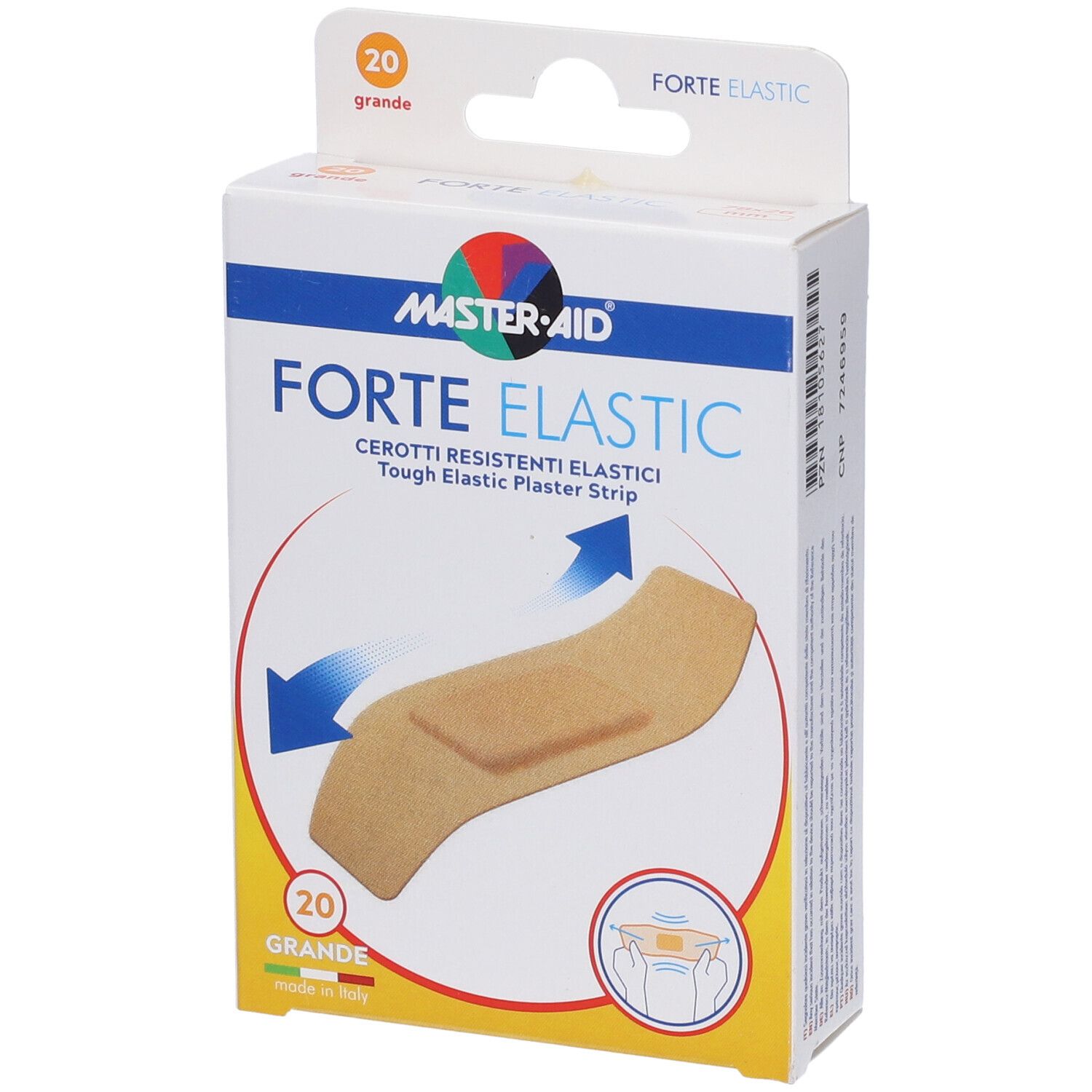 Master-Aid Cerotto Forte Elastic Grande 20 Pezzi