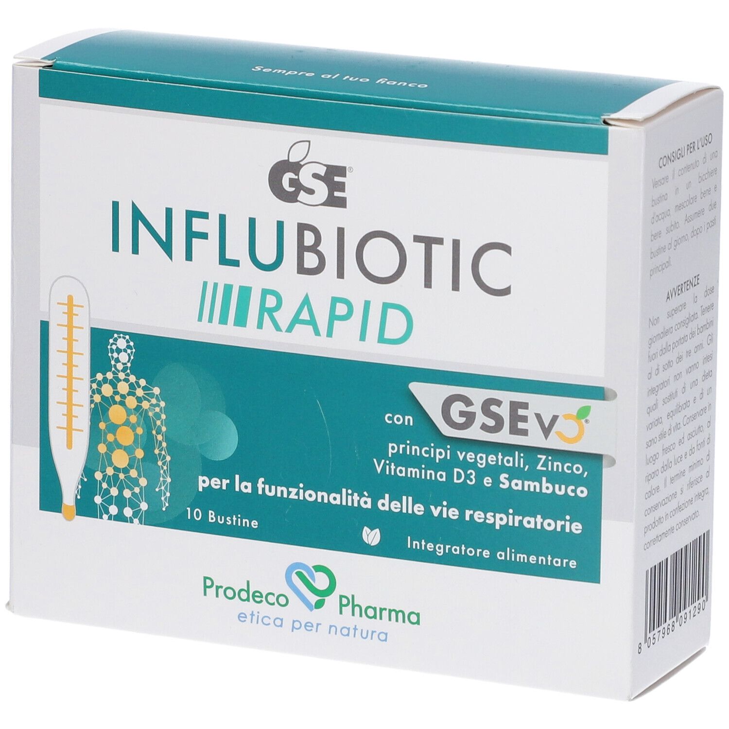 GSE INFLUBIOTIC RAPID 10BUST