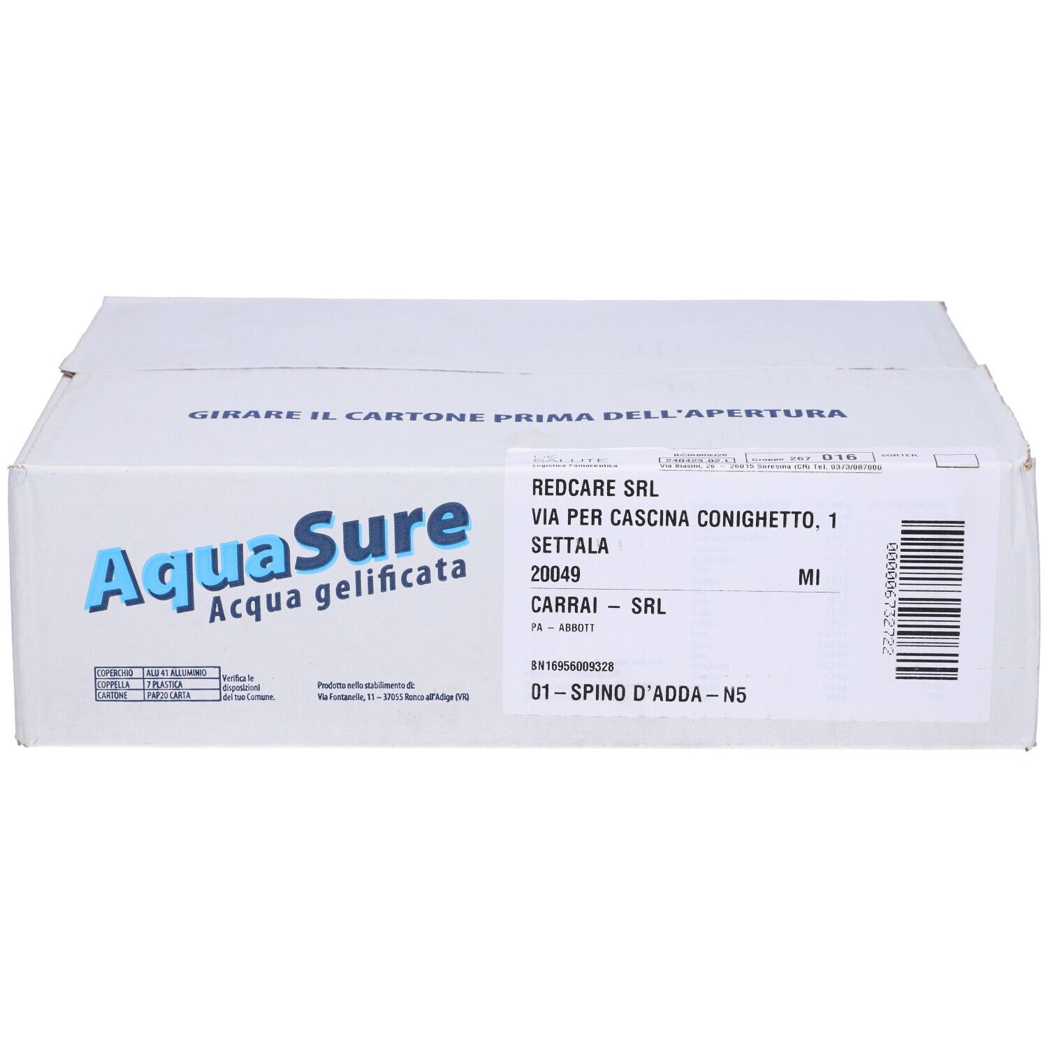 AquaSure Acqua gelificata Menta