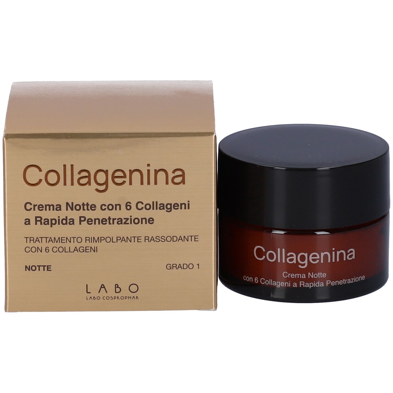 Labo Collagenina Crema Notte Rimpolpante Rassodante Grado 1