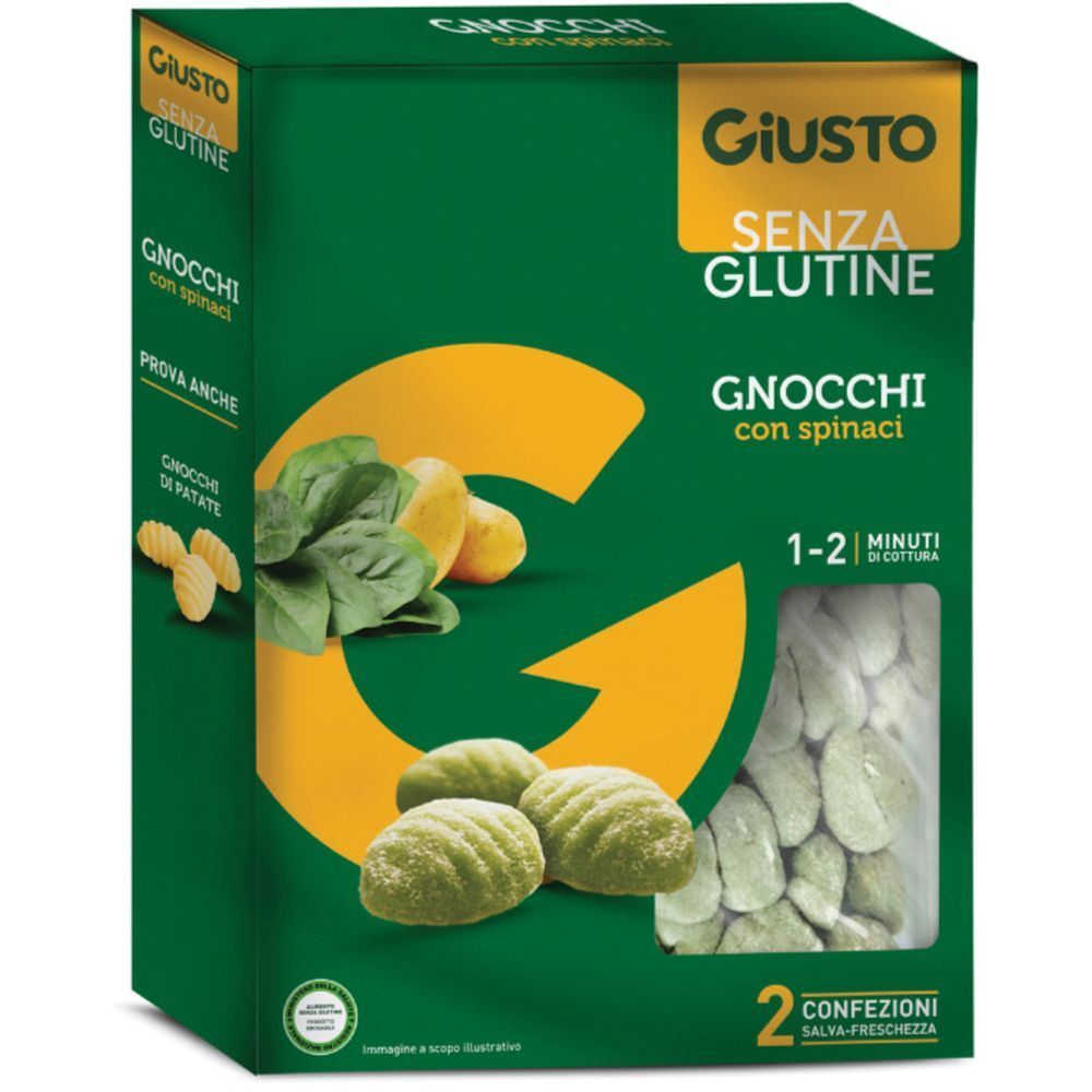 Giusto Senza Glutine Gnocchi Spinaci 500 G