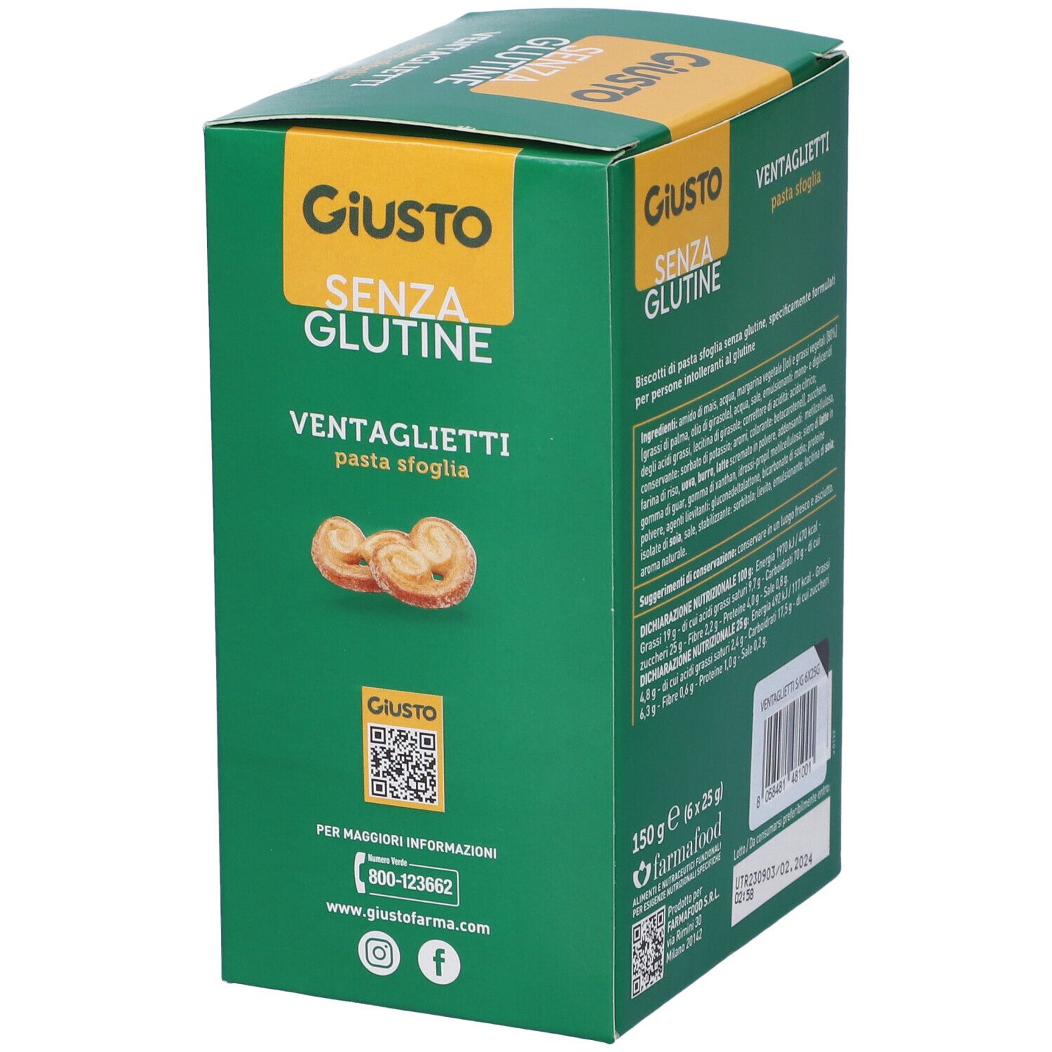 Giusto Senza Glutine Ventaglietti