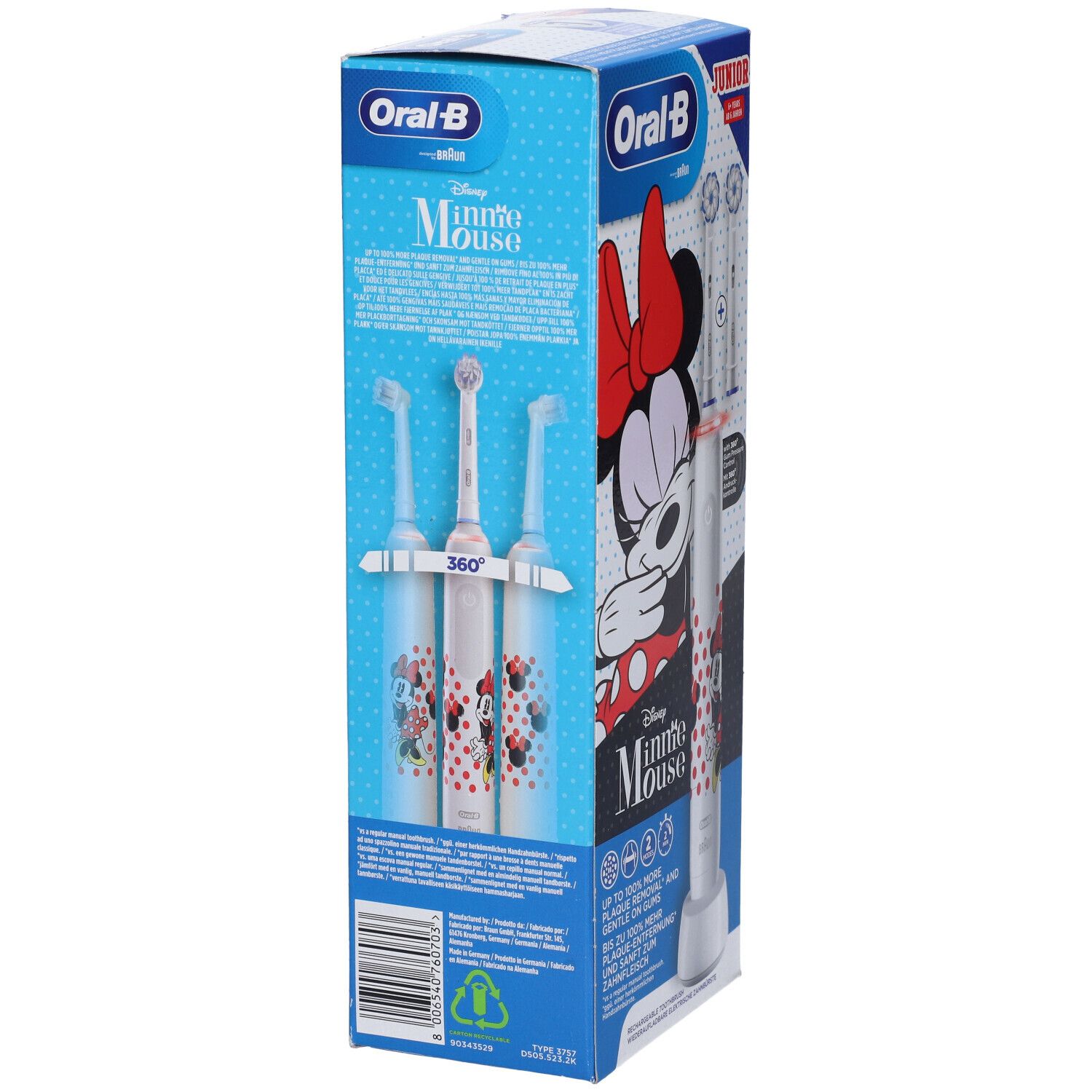 Oral-B Junior Minnie Spazzolino Elettrico