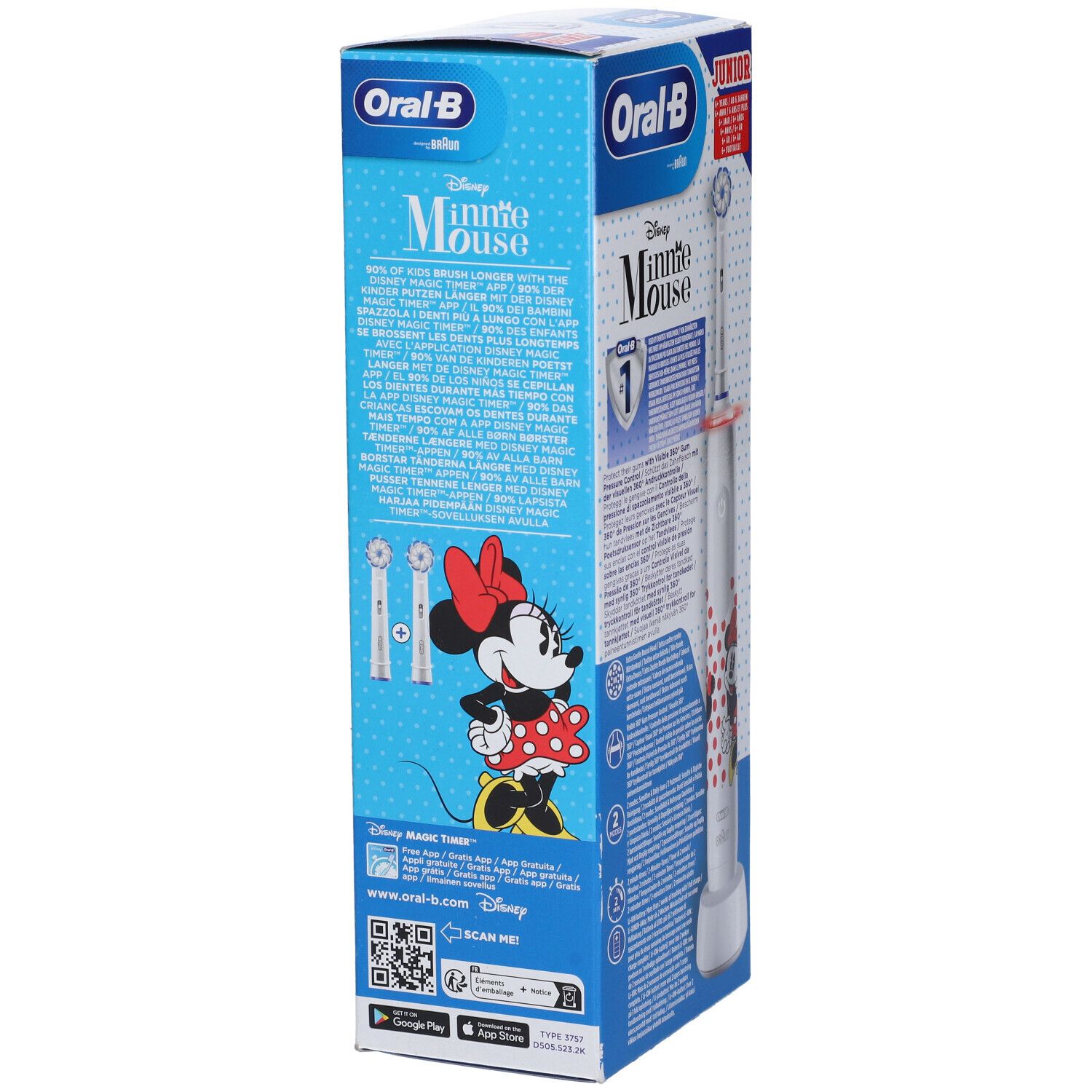 Oral-B Junior Minnie Spazzolino Elettrico