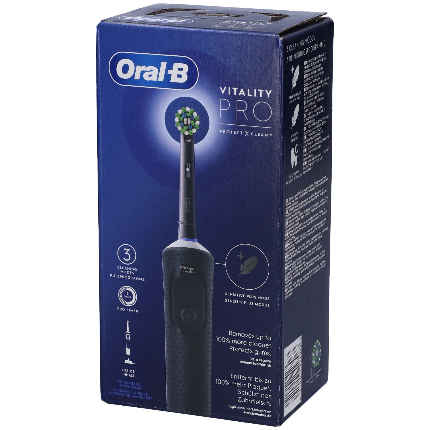 Oral-B Vitality Pro Adulto Spazzolino rotante Nero