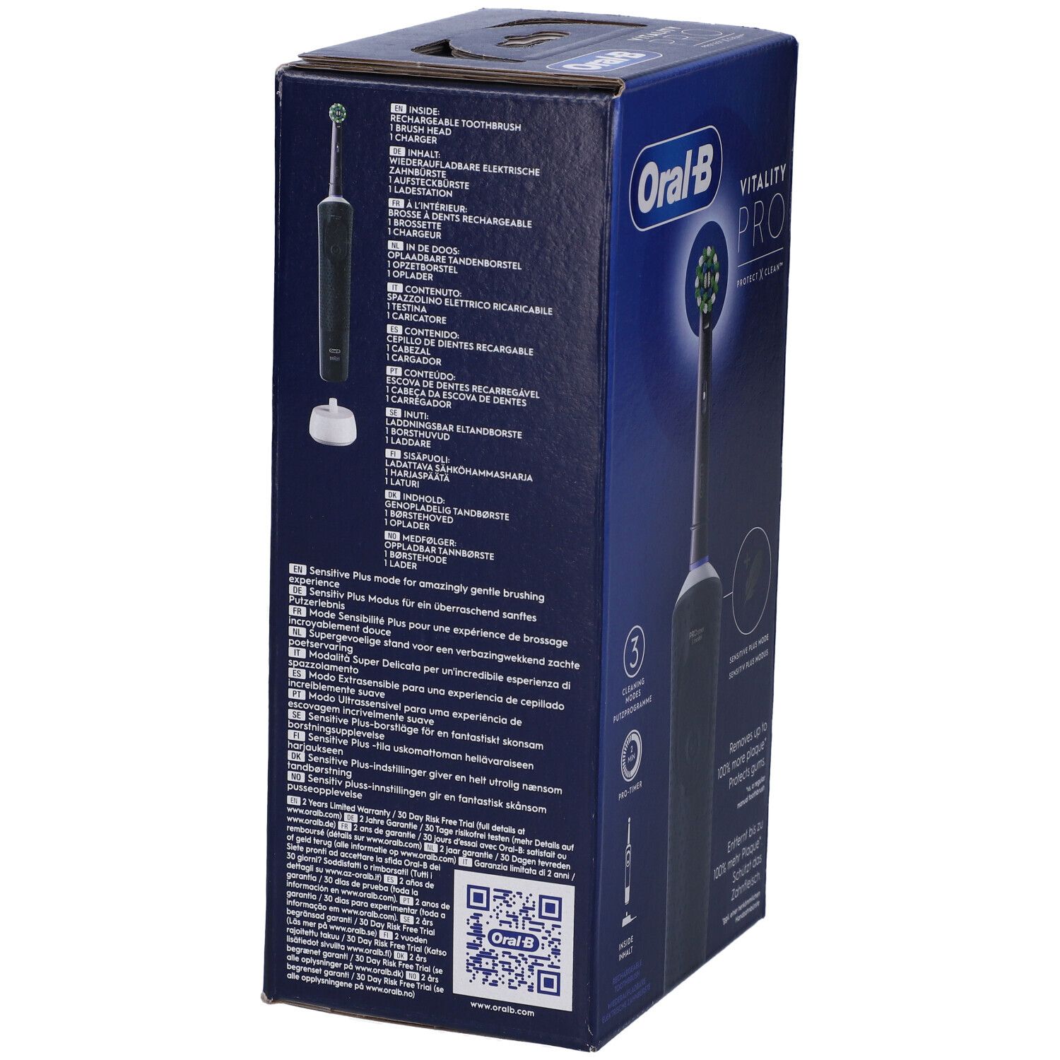 Oral-B Vitality Pro Adulto Spazzolino rotante Nero