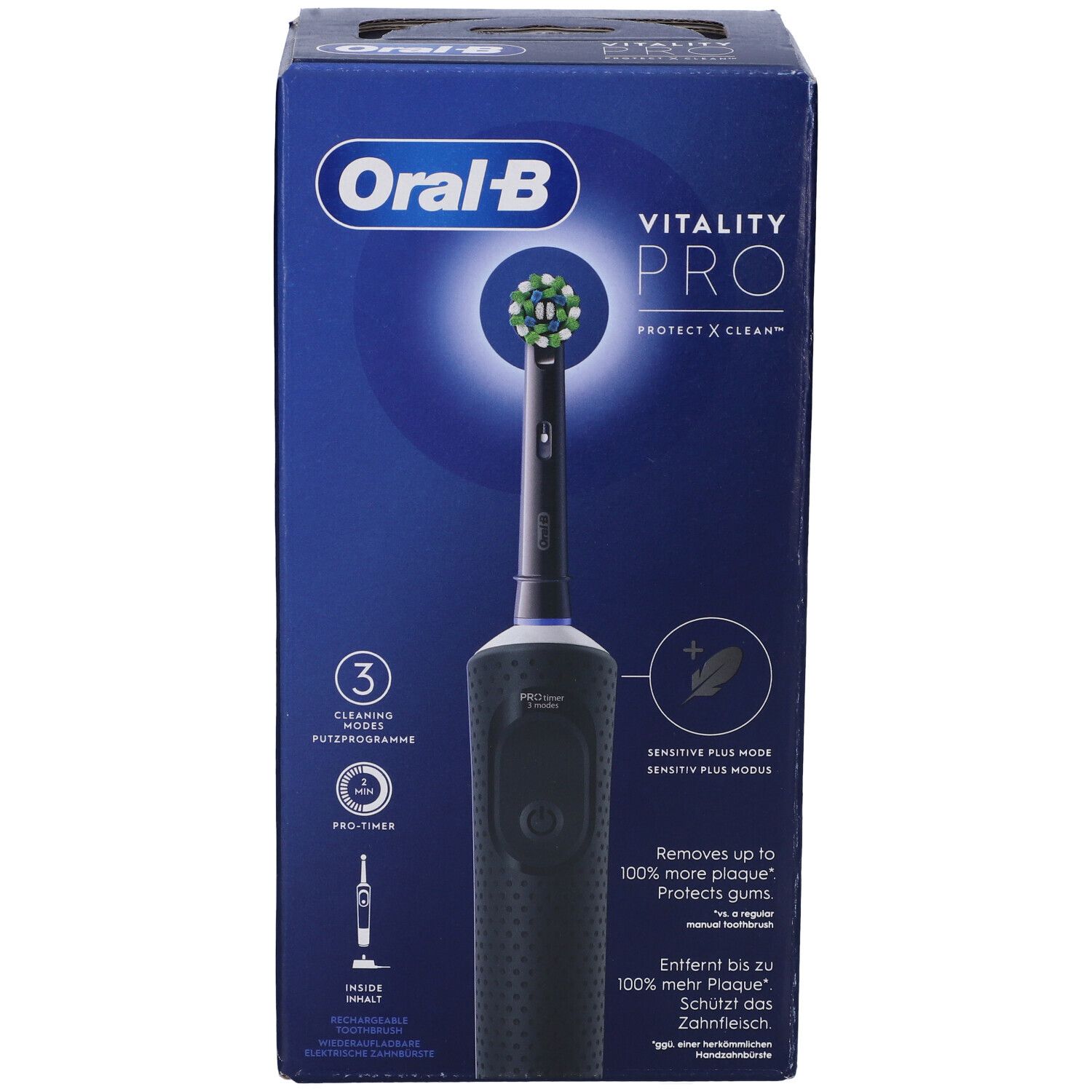 Oral-B Vitality Pro Adulto Spazzolino rotante Nero