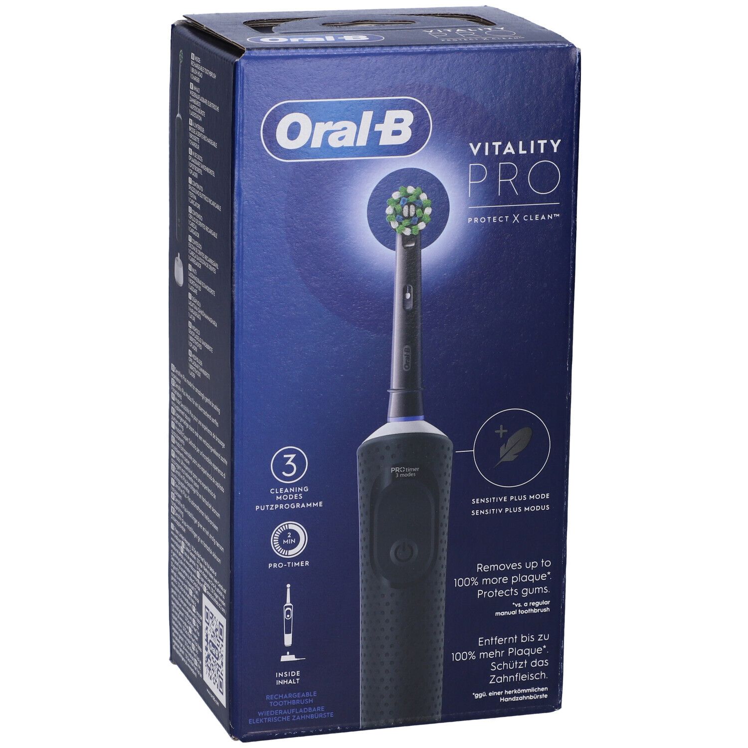 Oral-B Vitality Pro Adulto Spazzolino rotante Nero