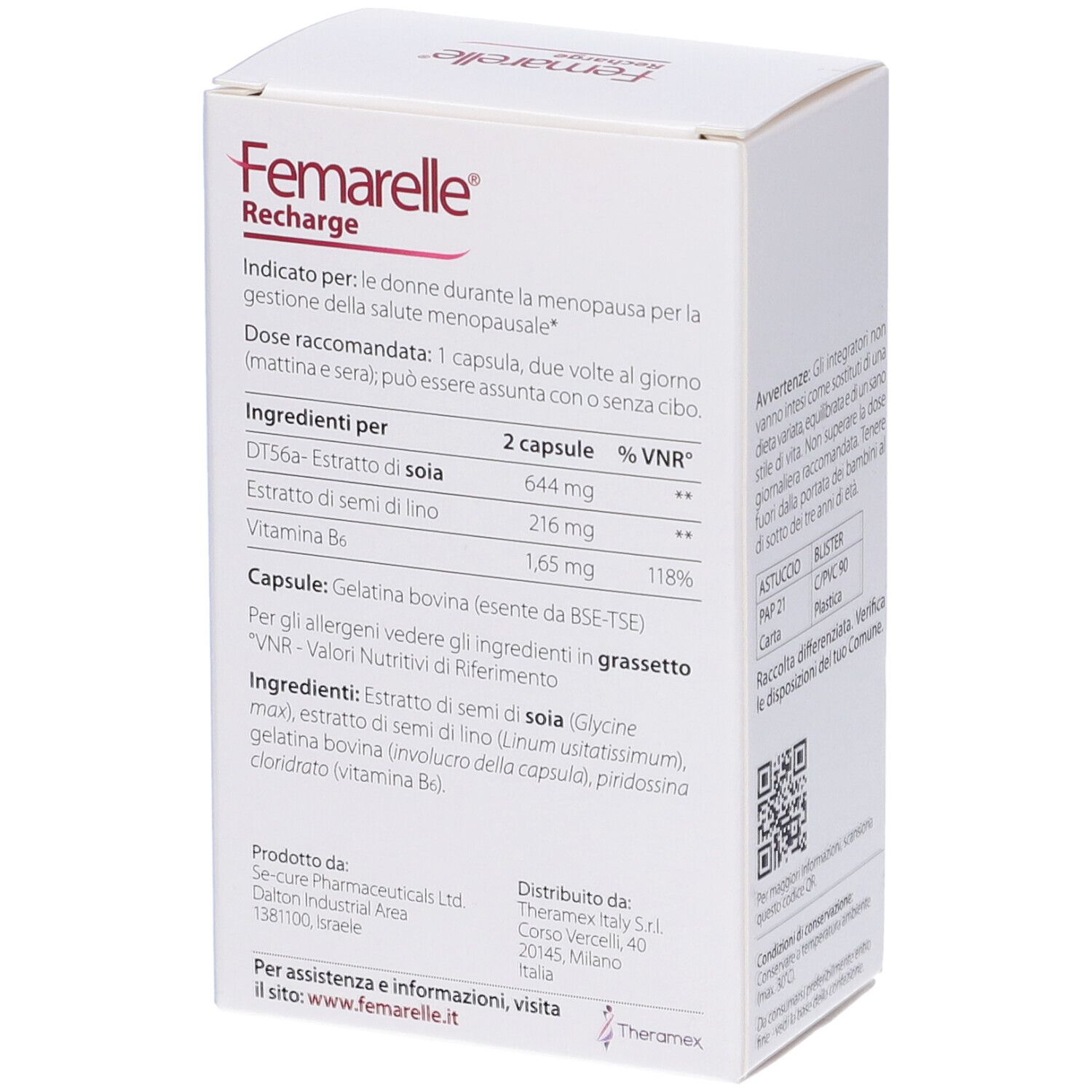 Femarelle Recharge 56 Capsule