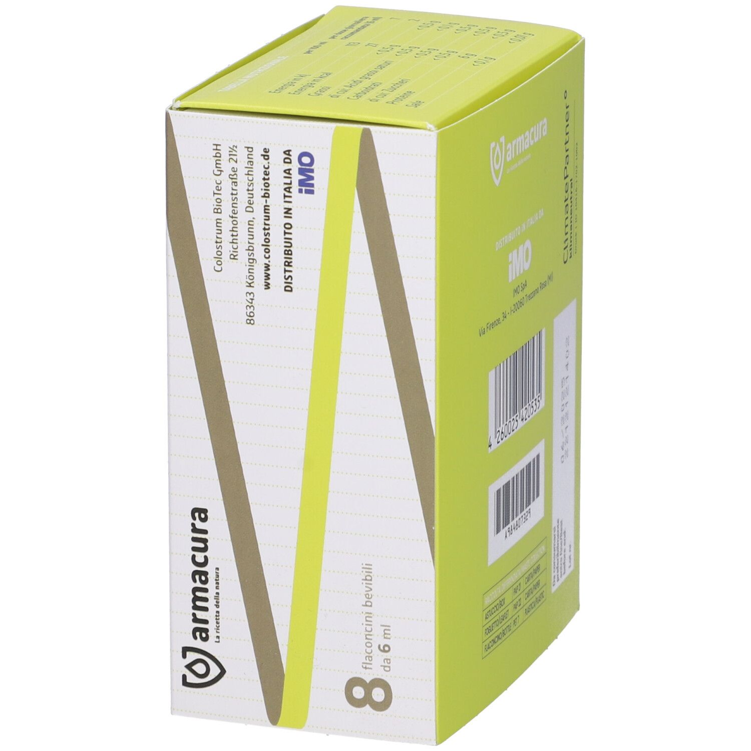 Armacura Colostrum 8 Flaconcini 6 Ml