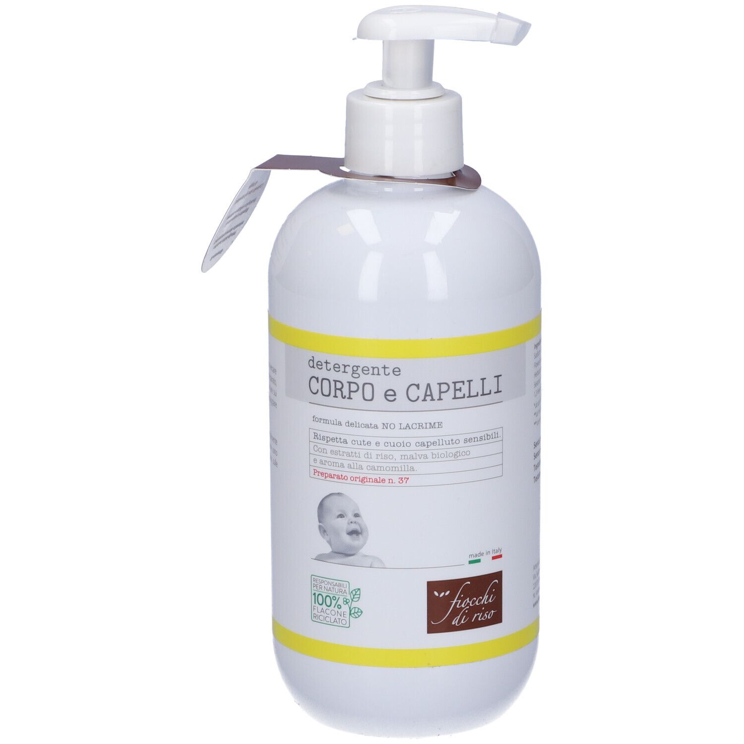 Fiocchi Di Riso Detergente Corpo/Capelli Camomilla 400 Ml