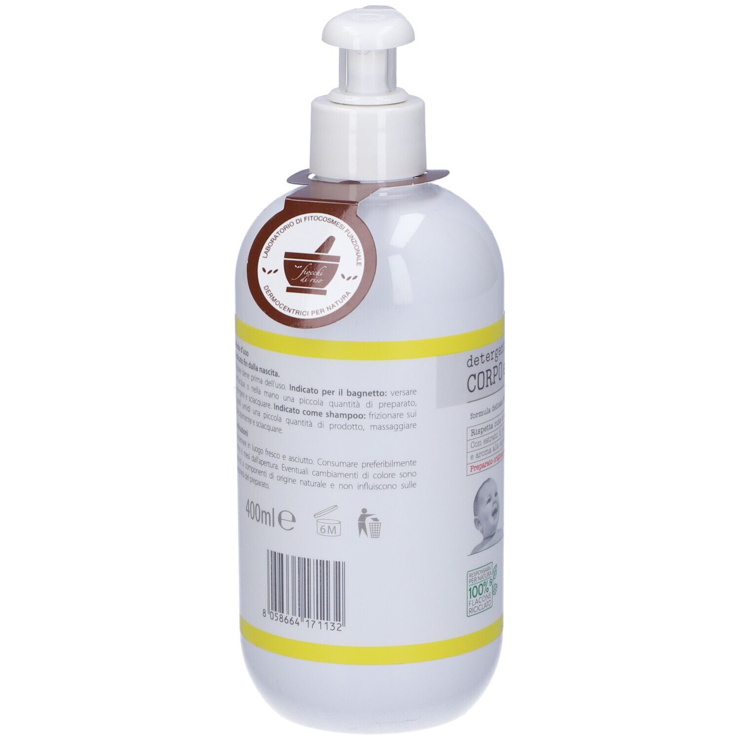 Fiocchi Di Riso Detergente Corpo/Capelli Camomilla 400 Ml