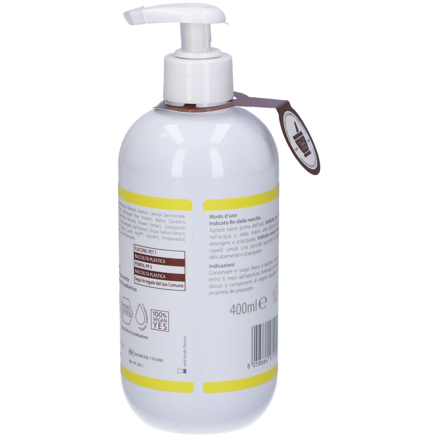 Fiocchi Di Riso Detergente Corpo/Capelli Camomilla 400 Ml
