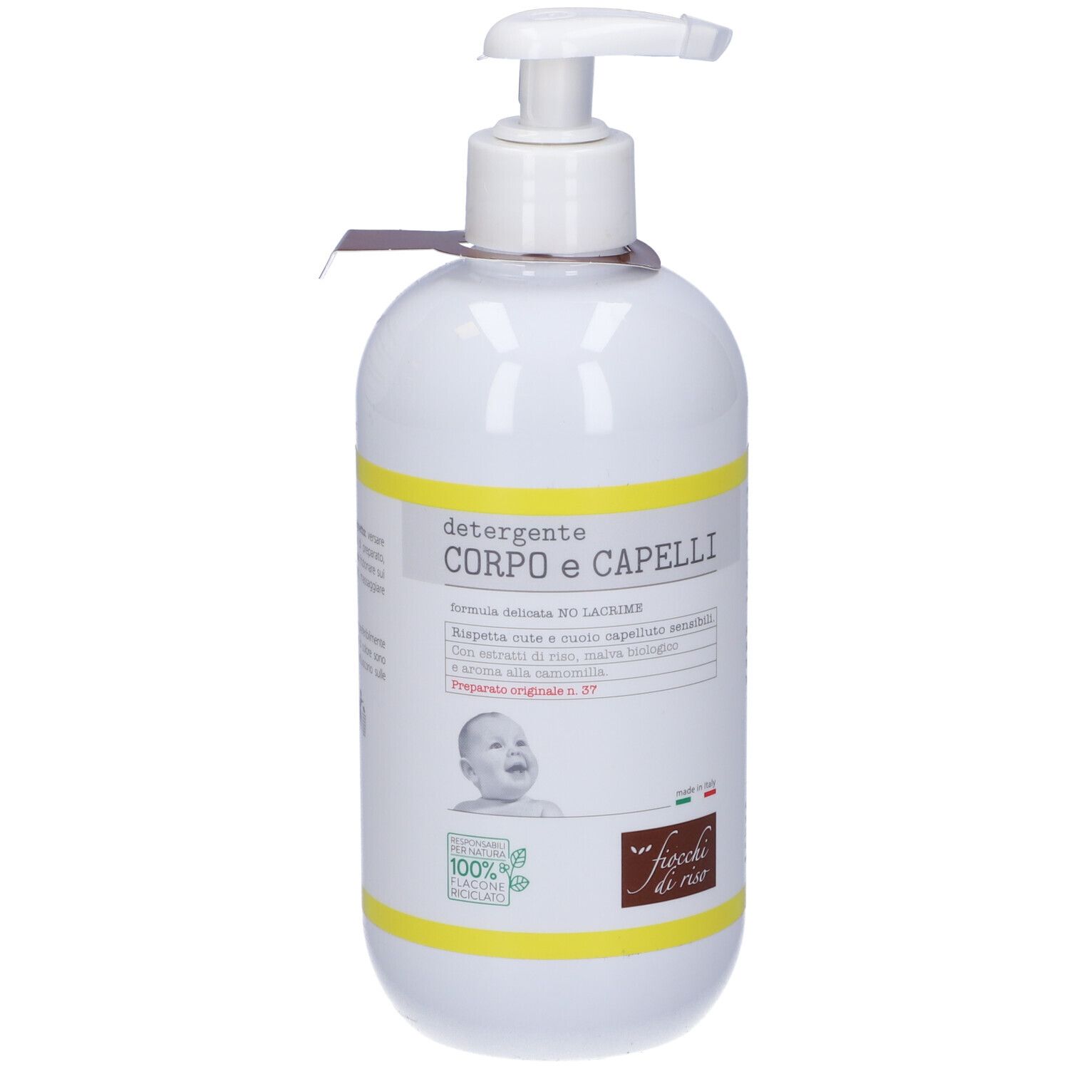 Fiocchi Di Riso Detergente Corpo/Capelli Camomilla 400 Ml