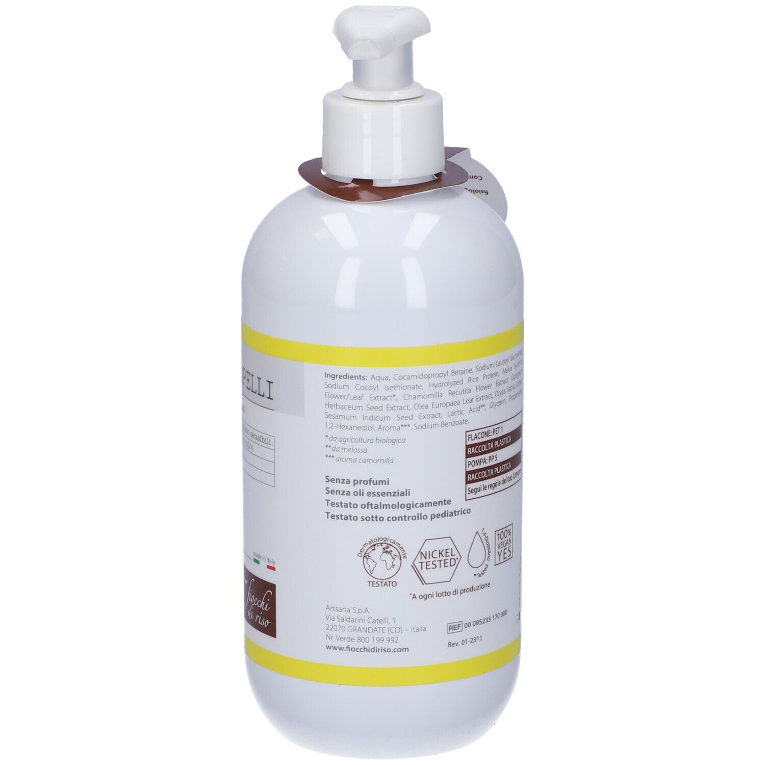 Fiocchi Di Riso Detergente Corpo/Capelli Camomilla 400 Ml