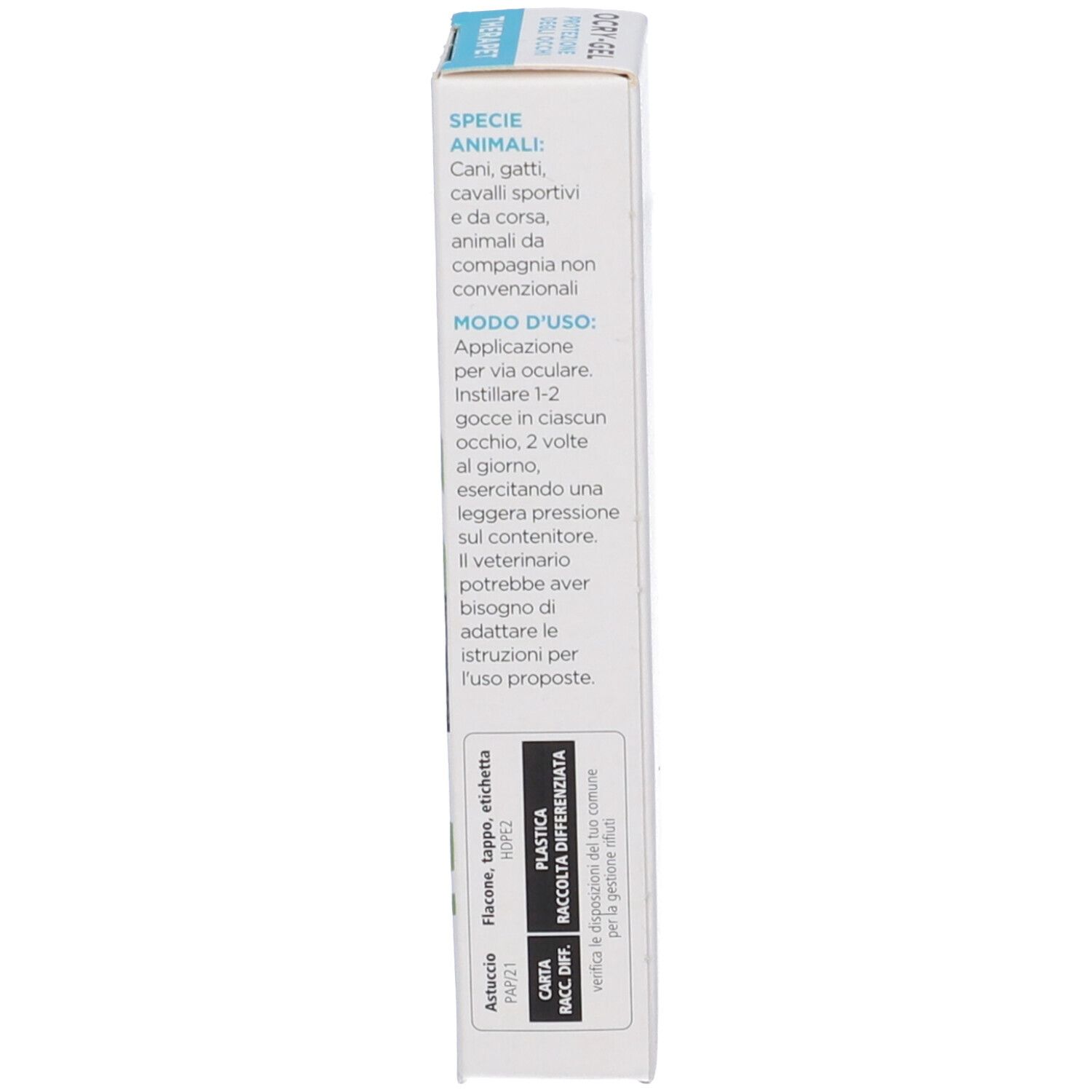 Theraoftal Ocryl Gel Protezione Occhi 10 Ml
