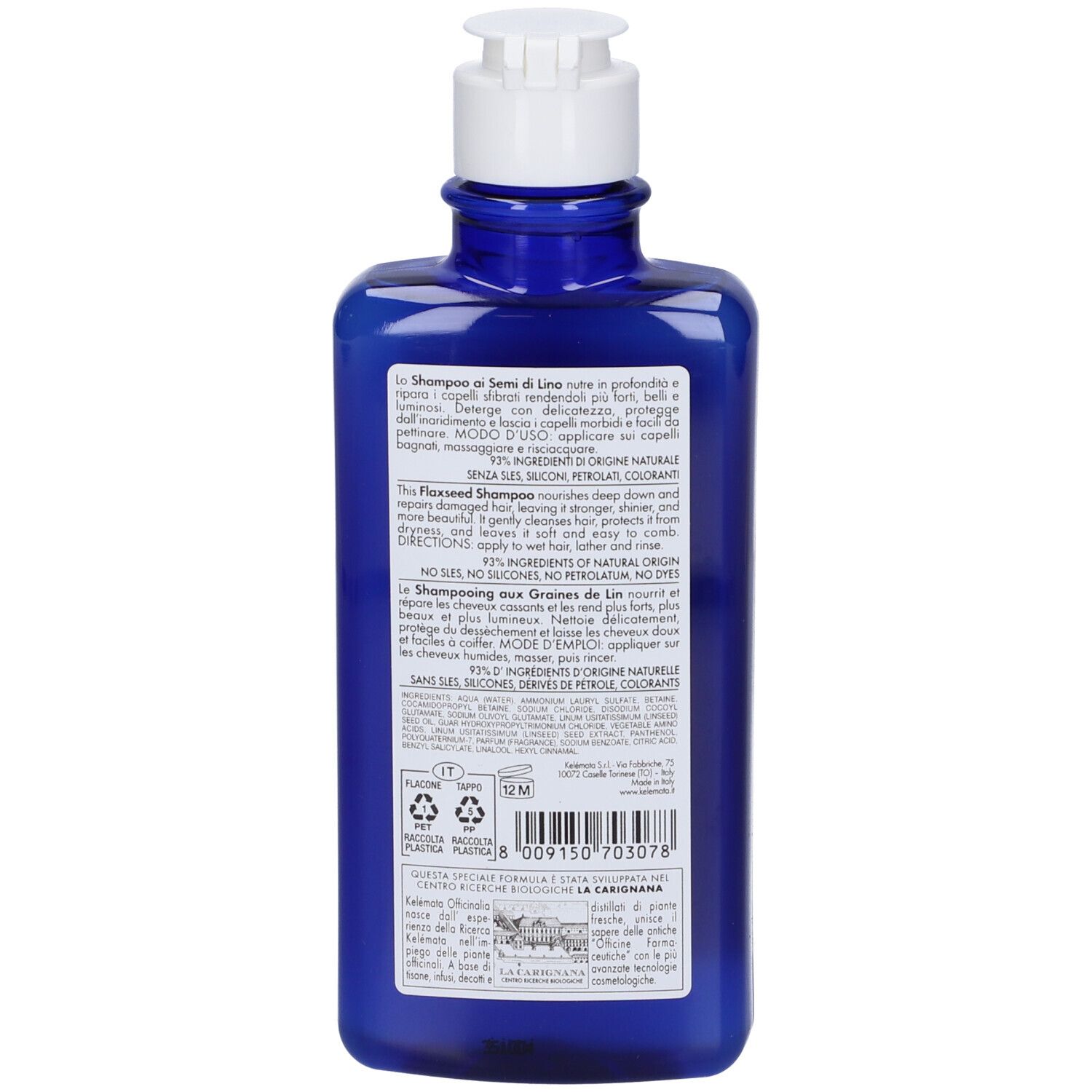 Shampoo Semi Di Lino 250 Ml