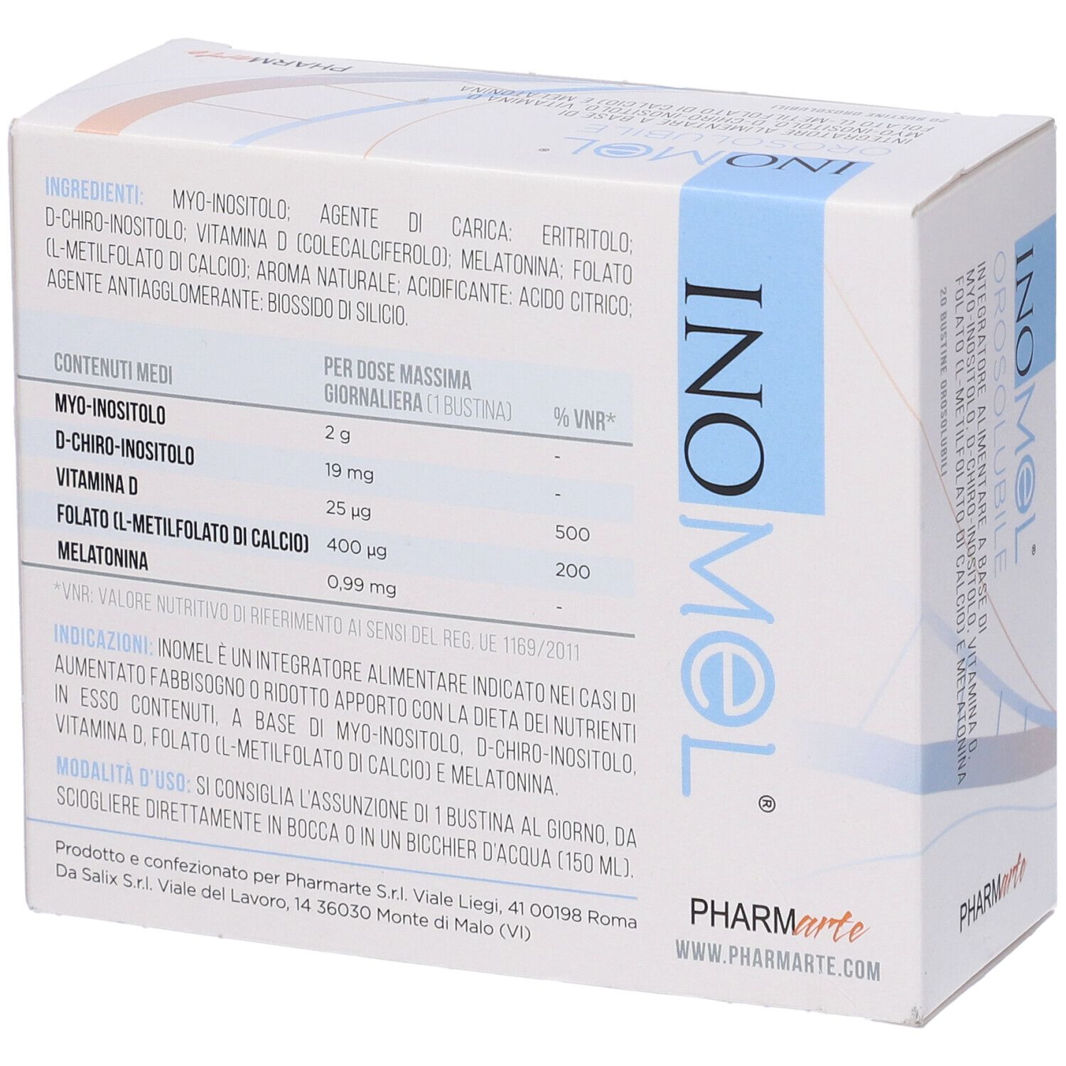 Inomel 20 Bustine Orosolubili