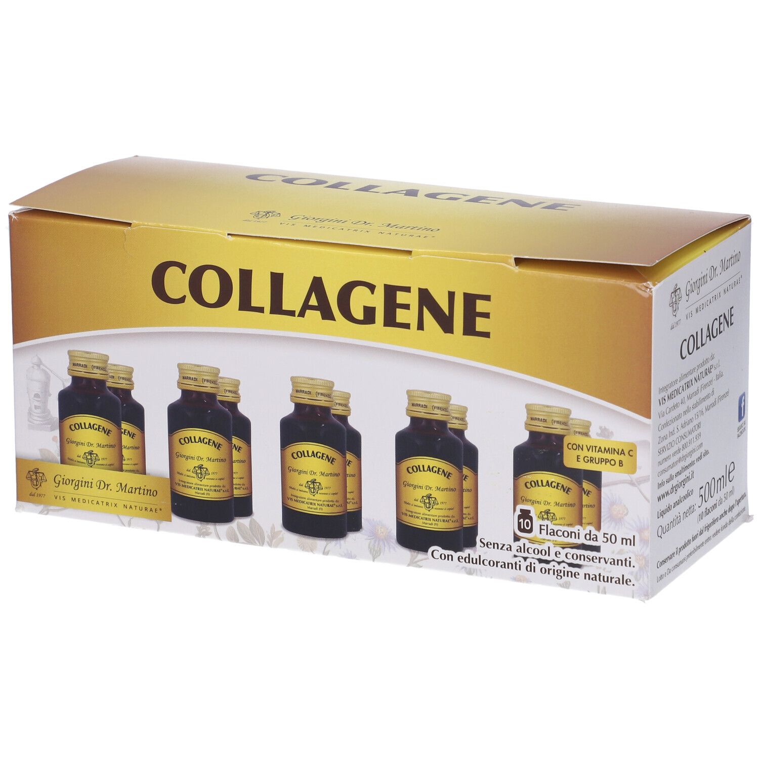 Collagene Liquido 10 Flaconi Da 50 Ml
