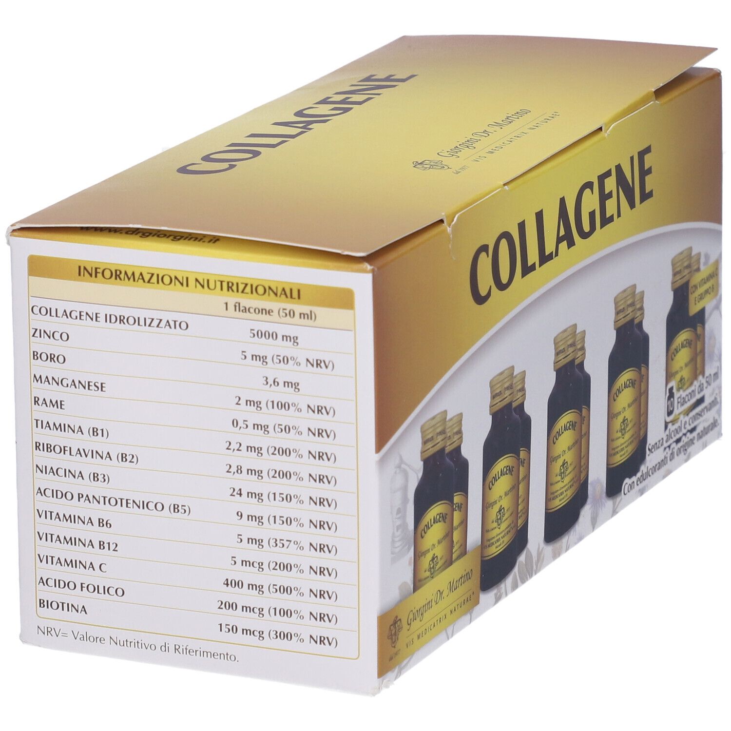 Collagene Liquido 10 Flaconi Da 50 Ml
