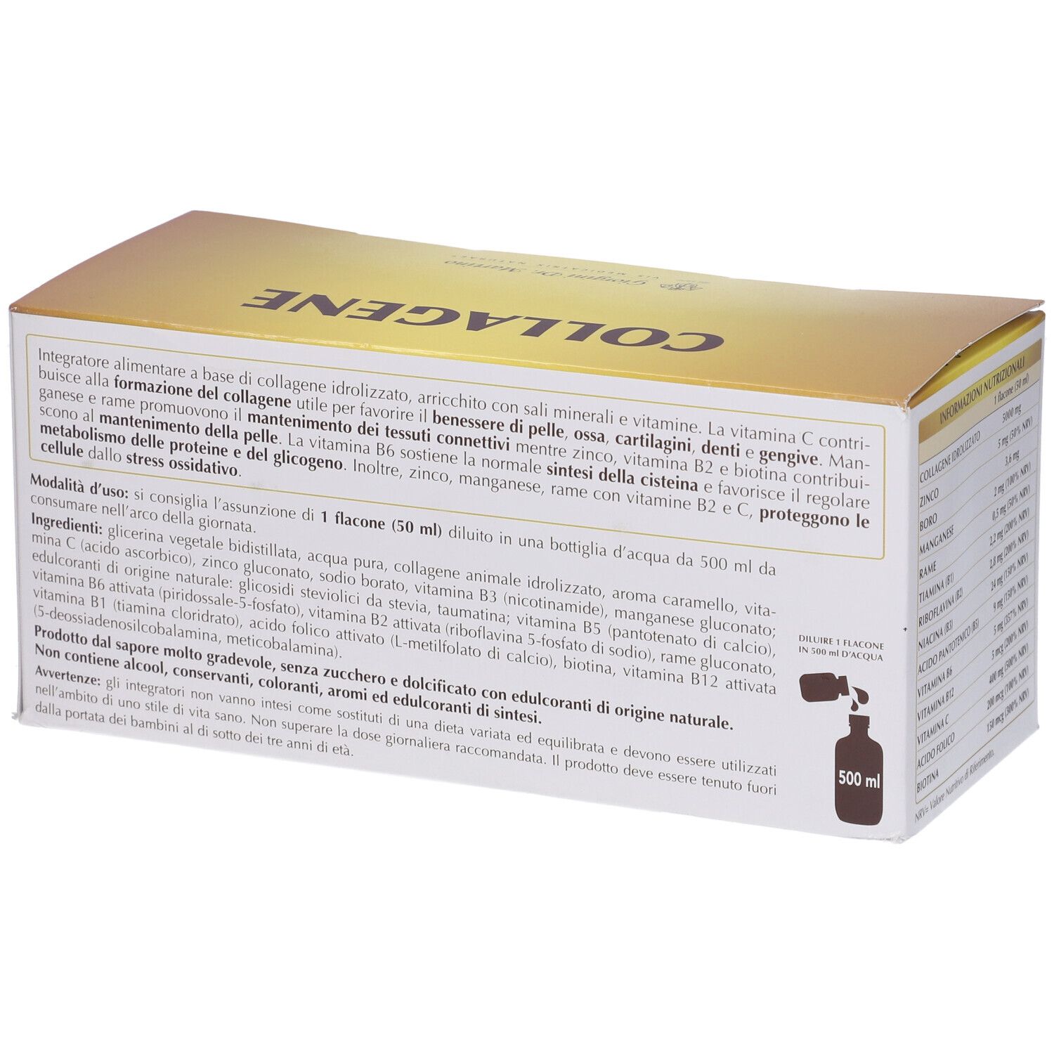 Collagene Liquido 10 Flaconi Da 50 Ml