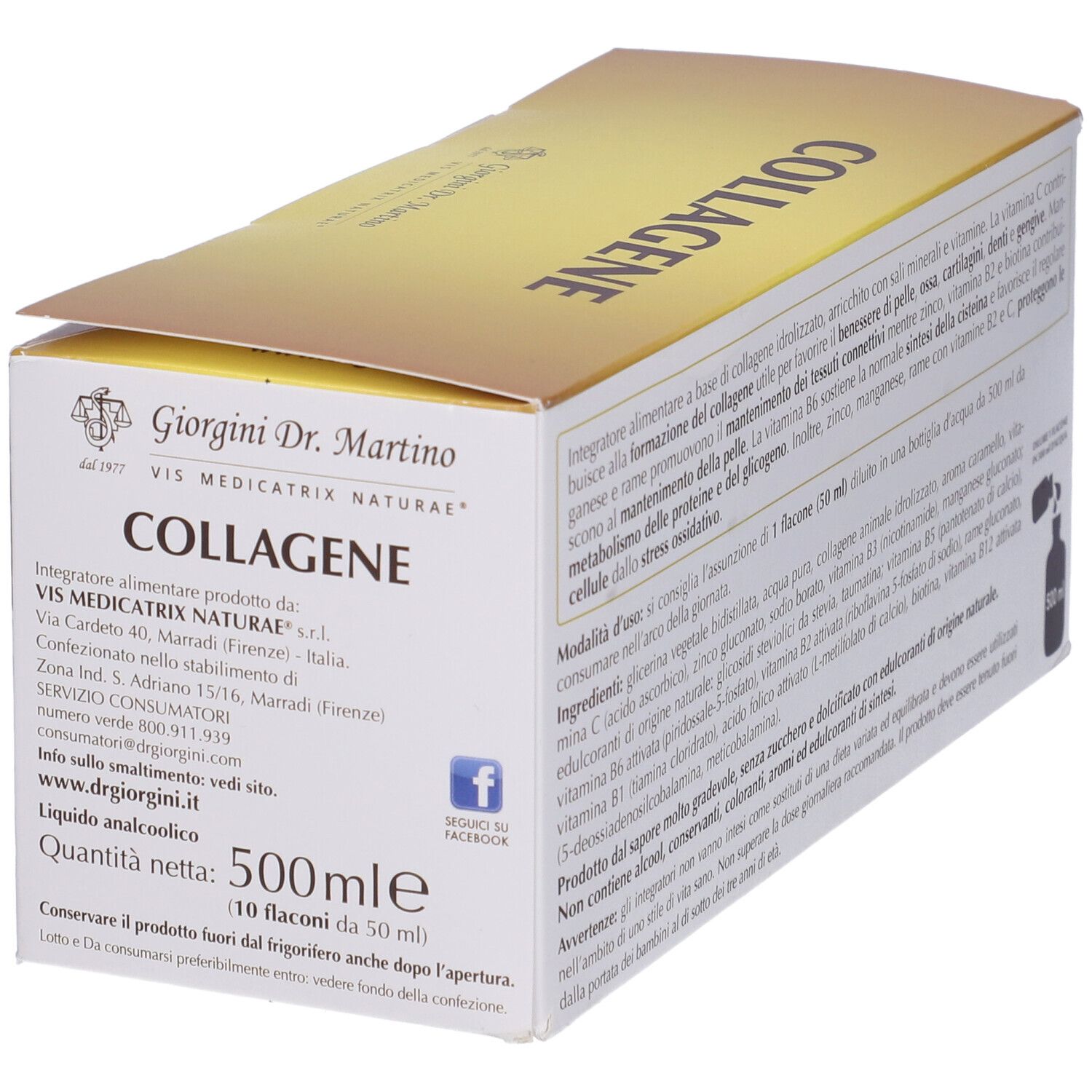Collagene Liquido 10 Flaconi Da 50 Ml