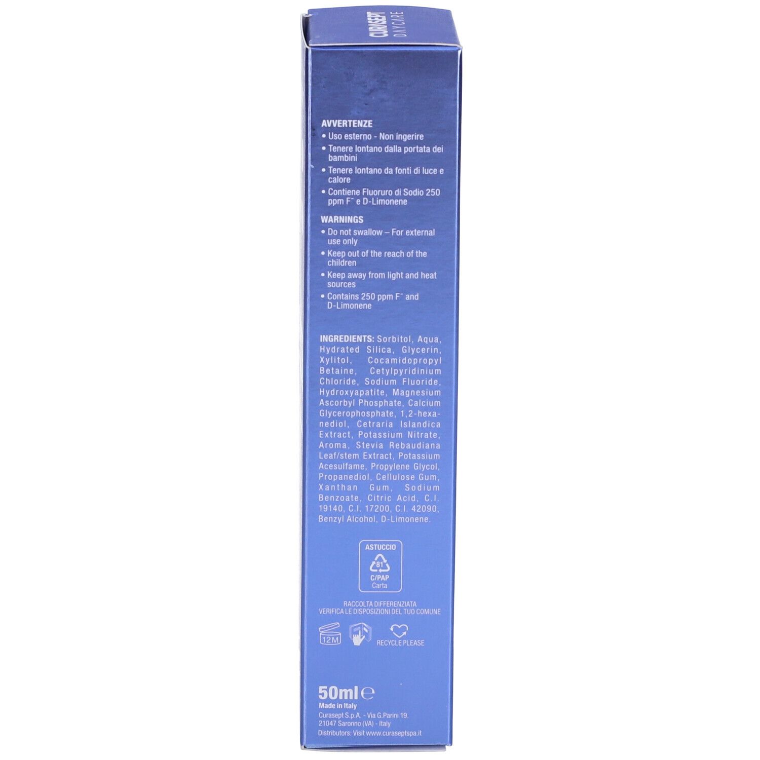 Curasept Daycare Dentifricio Protection Booster Junior