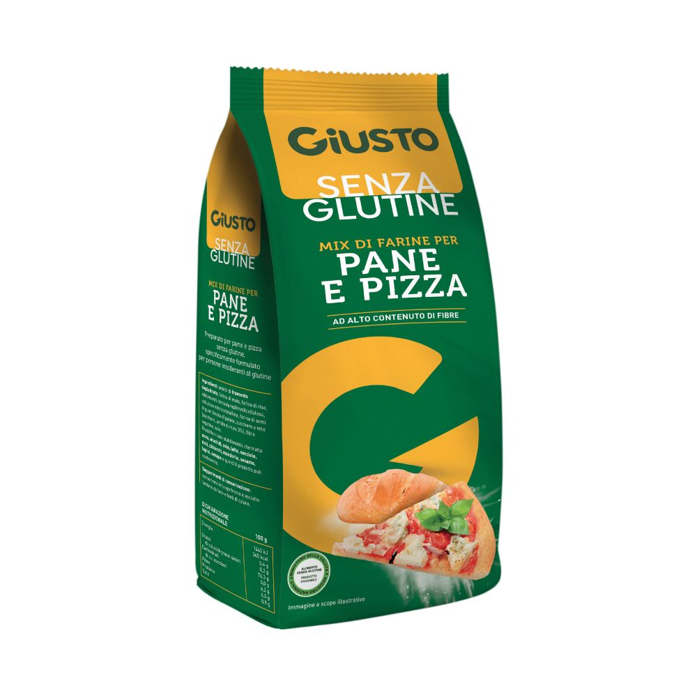 Giusto Senza Glutine Mix Pane E Pizza 500 G