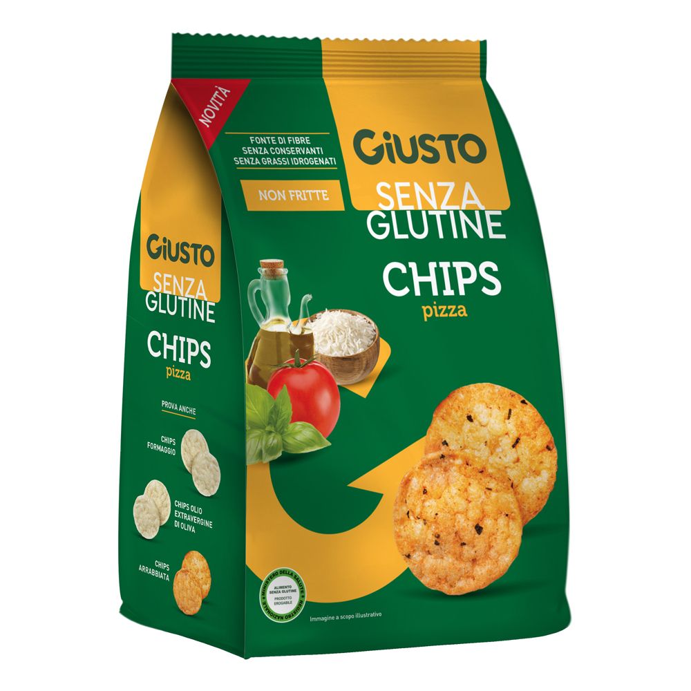 Giusto Senza Glutine Chips Pizza 40 G