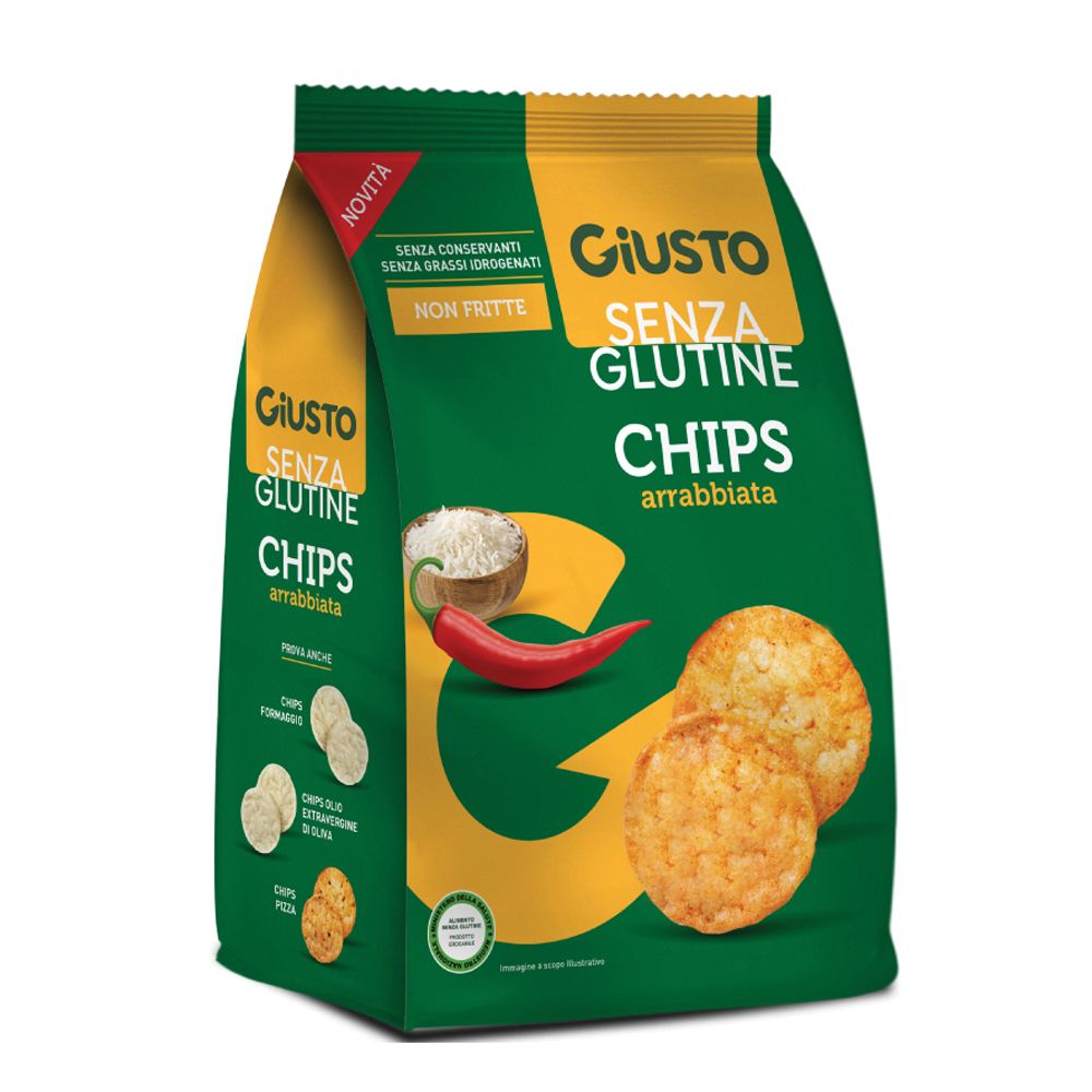 Giusto Senza Glutine Chips Arrabbiata 40 G