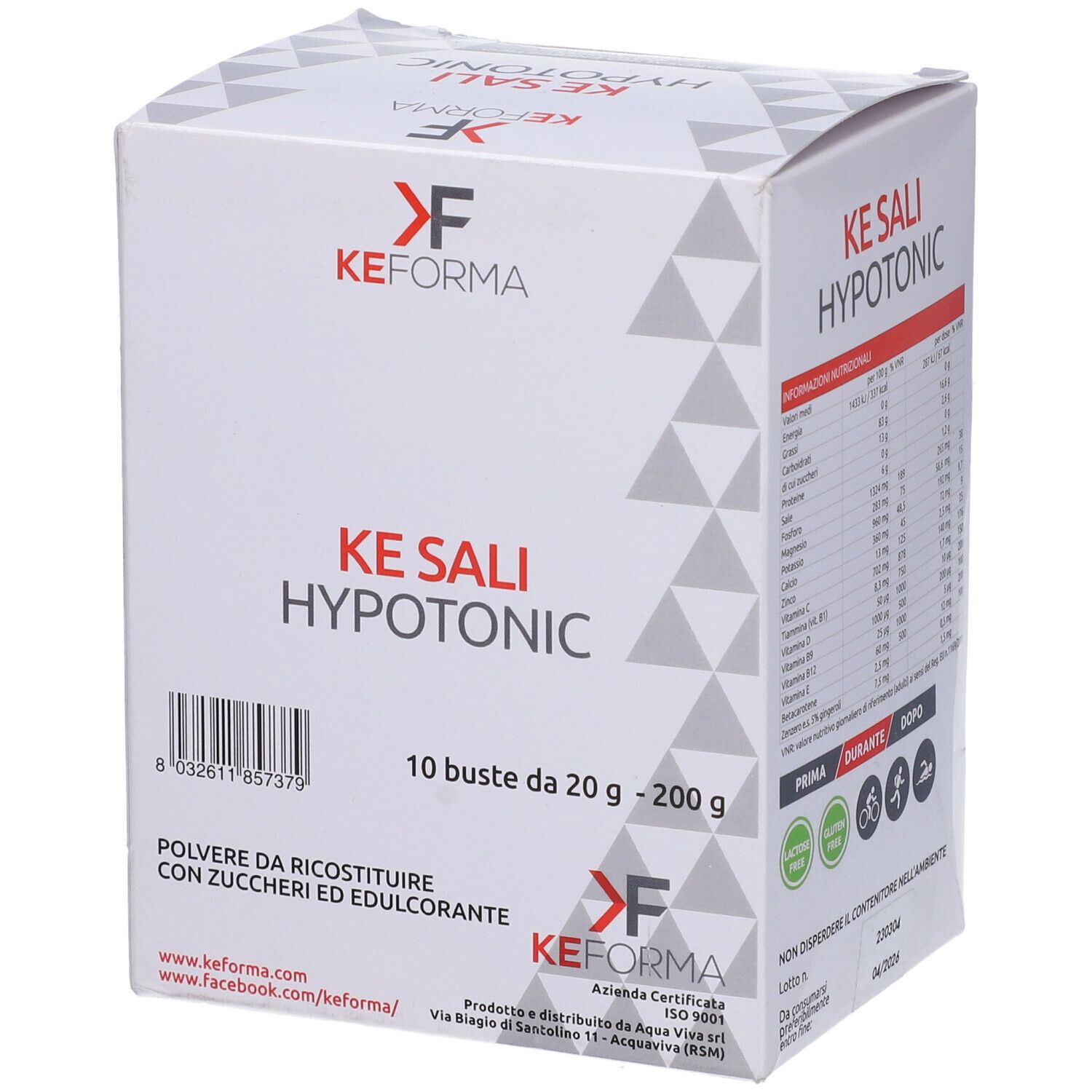 Ke Sali Hypotonic 10 Bustine Da 20 G