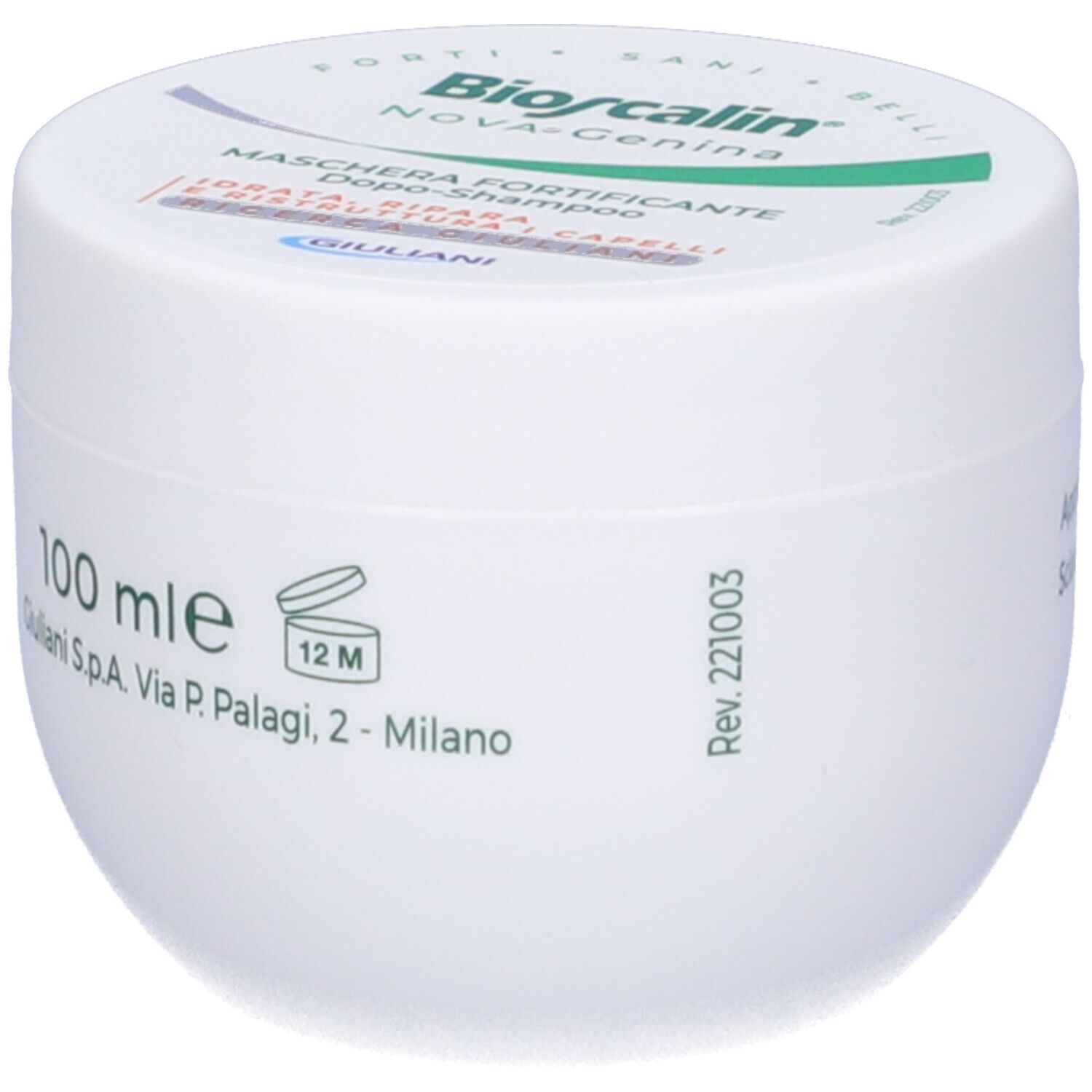 Bioscalin Nova Genina Maschera Fortificante Dopo Shampoo
