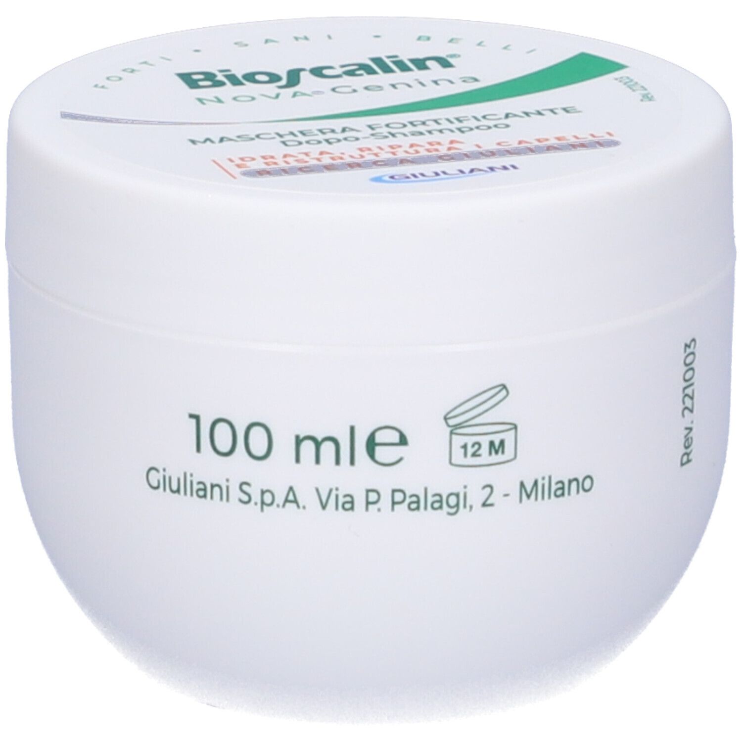 Bioscalin Nova Genina Maschera Fortificante Dopo Shampoo