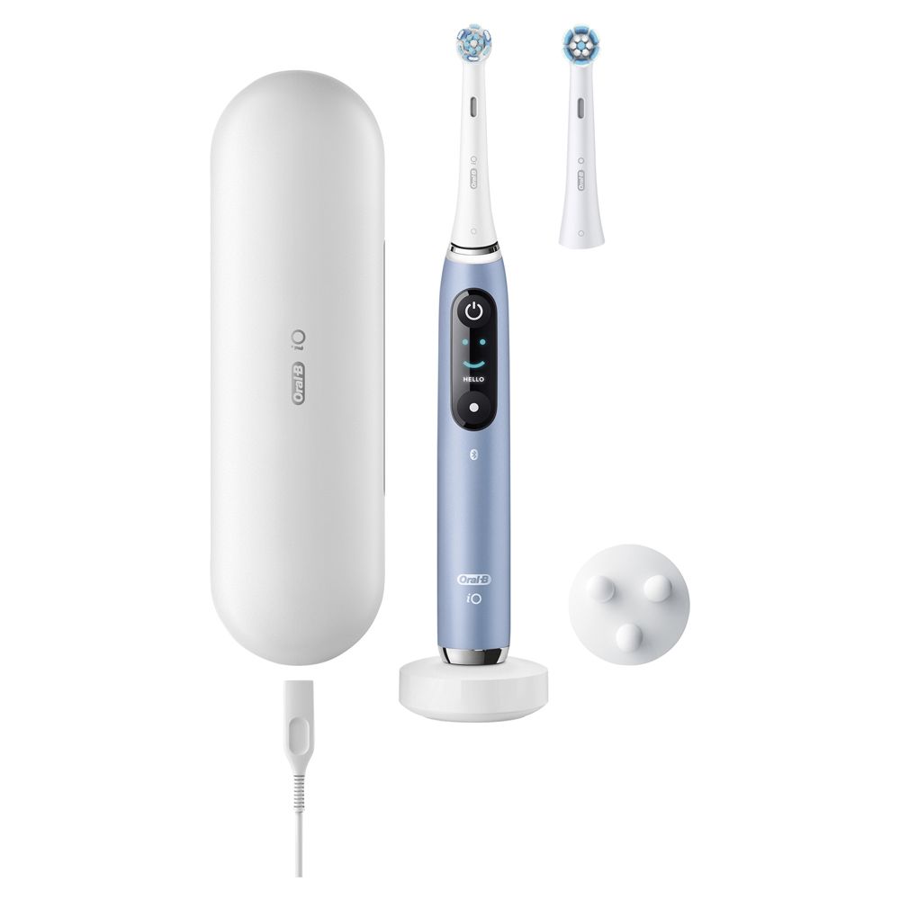 Oral-B Spazzolino Elettrico Ricaricabile iO 9S Nero, 2 Testine, 1 Custodia Da Viaggio Ricaricabile, 1 Spazzolino