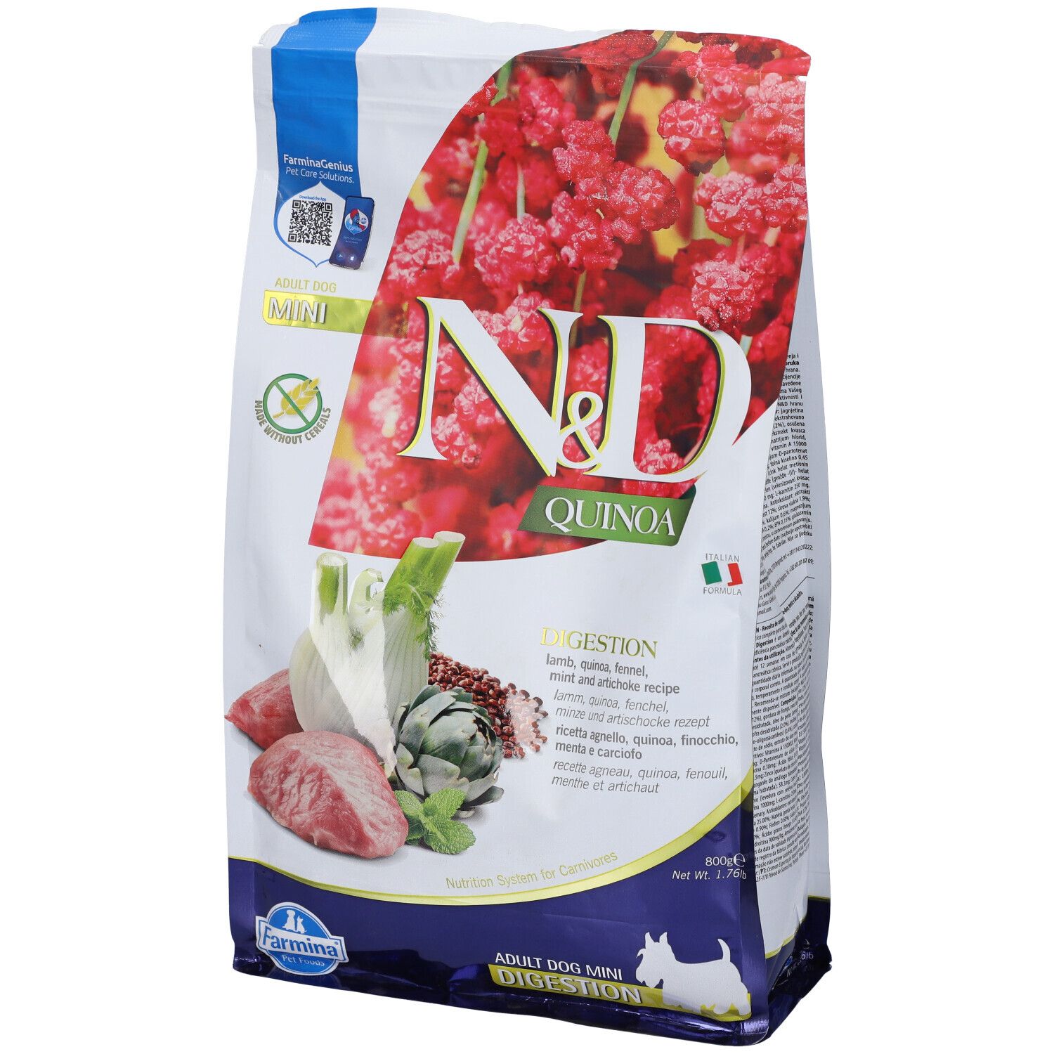 Farmina® N&D Quinoa Canine Digestion per Cani Adulti Mini