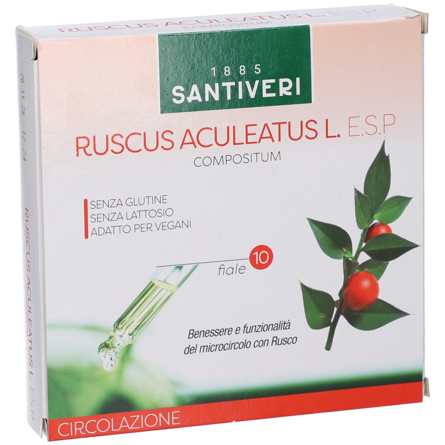 Ruscus Aculeatus Esp 10 Fiale Da 10 Ml