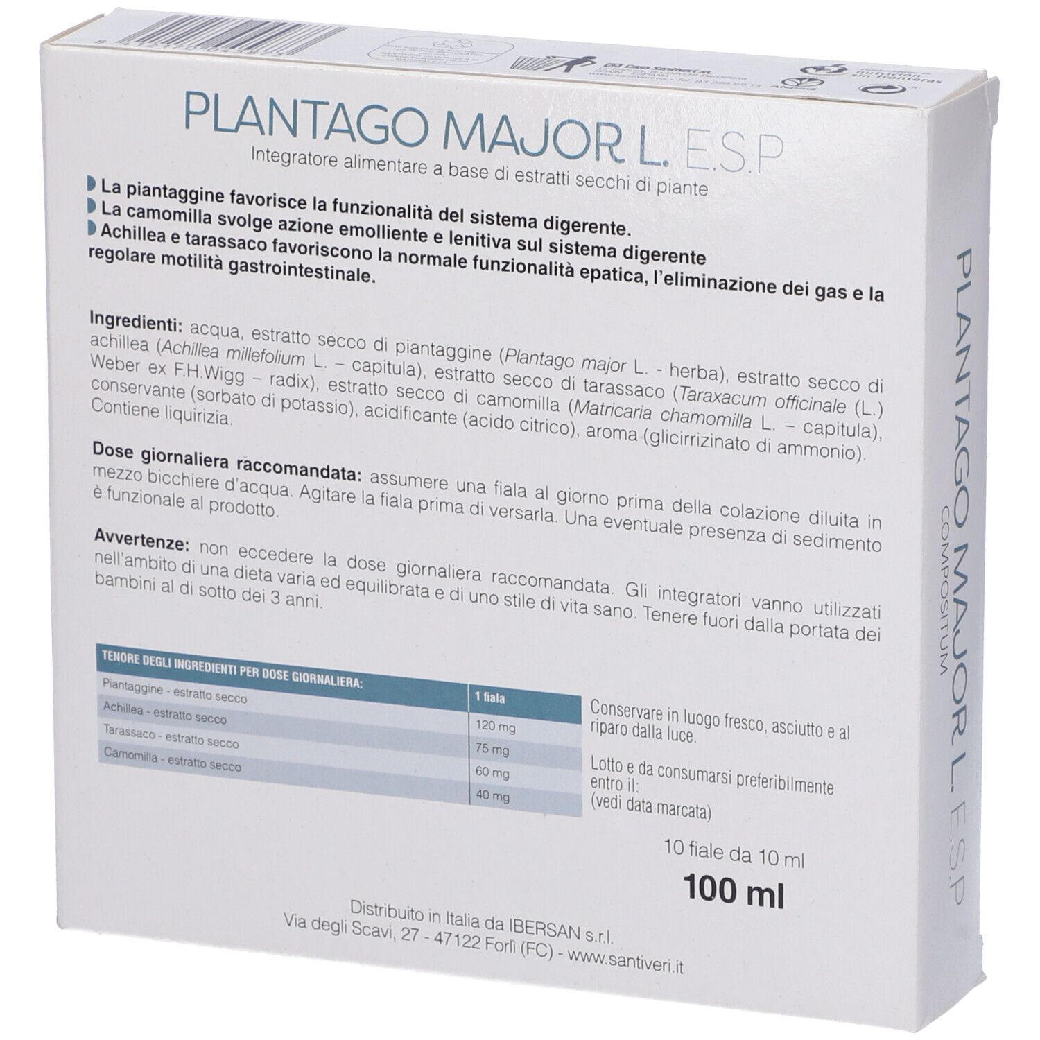 Plantago Major L Esp 10 Fiale Da 10 Ml