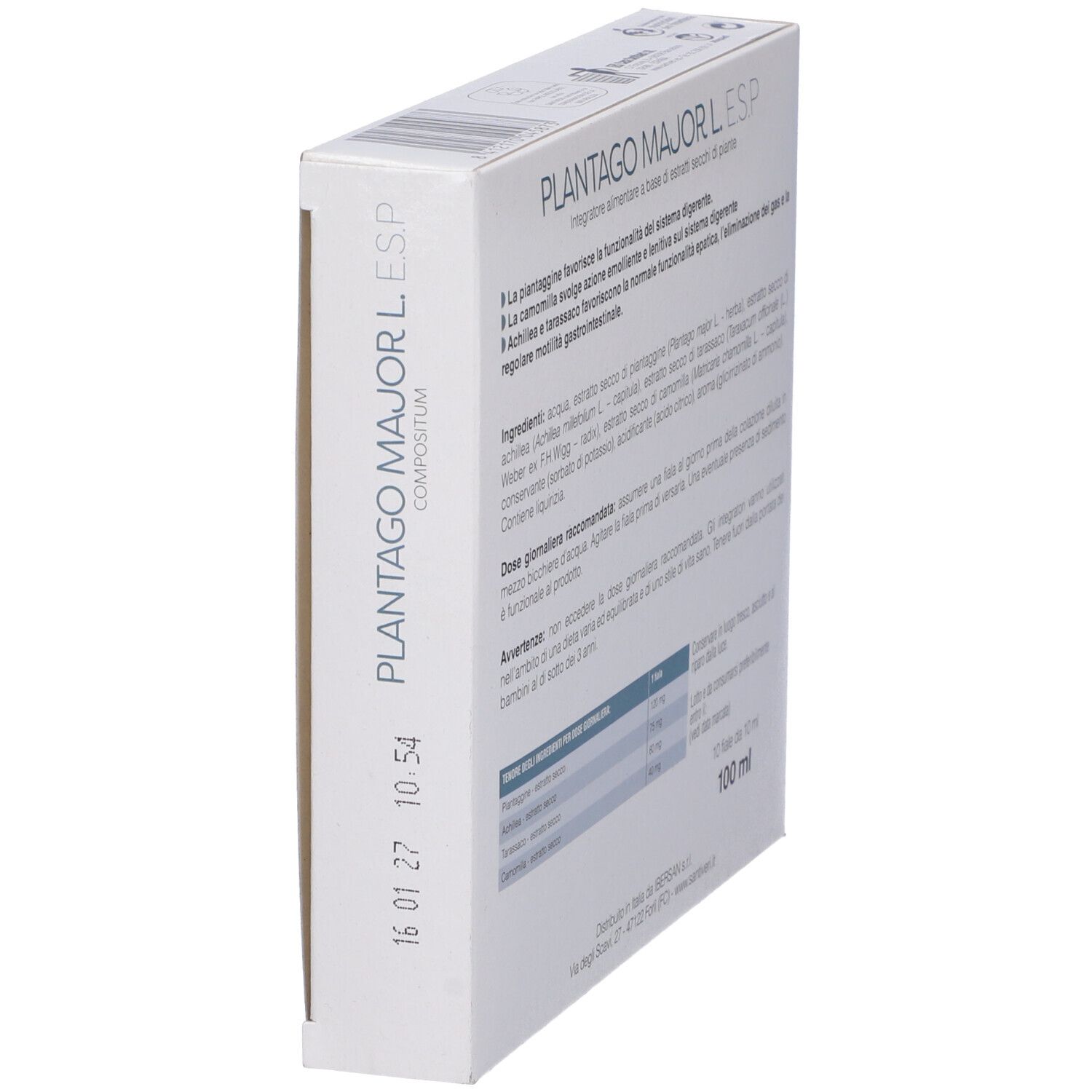 Plantago Major L Esp 10 Fiale Da 10 Ml