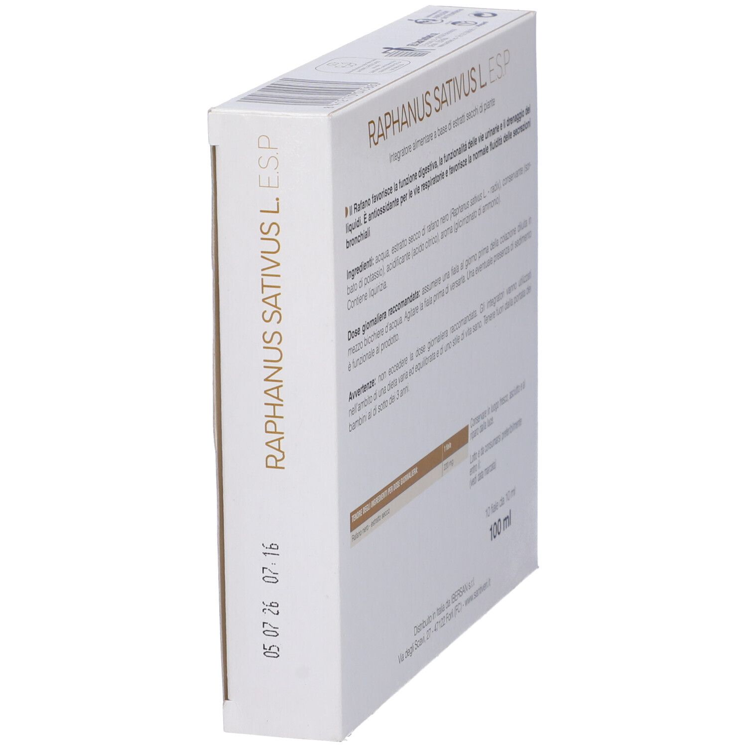 Raphanus Sativus L Esp 10 Fiale Da 10 Ml