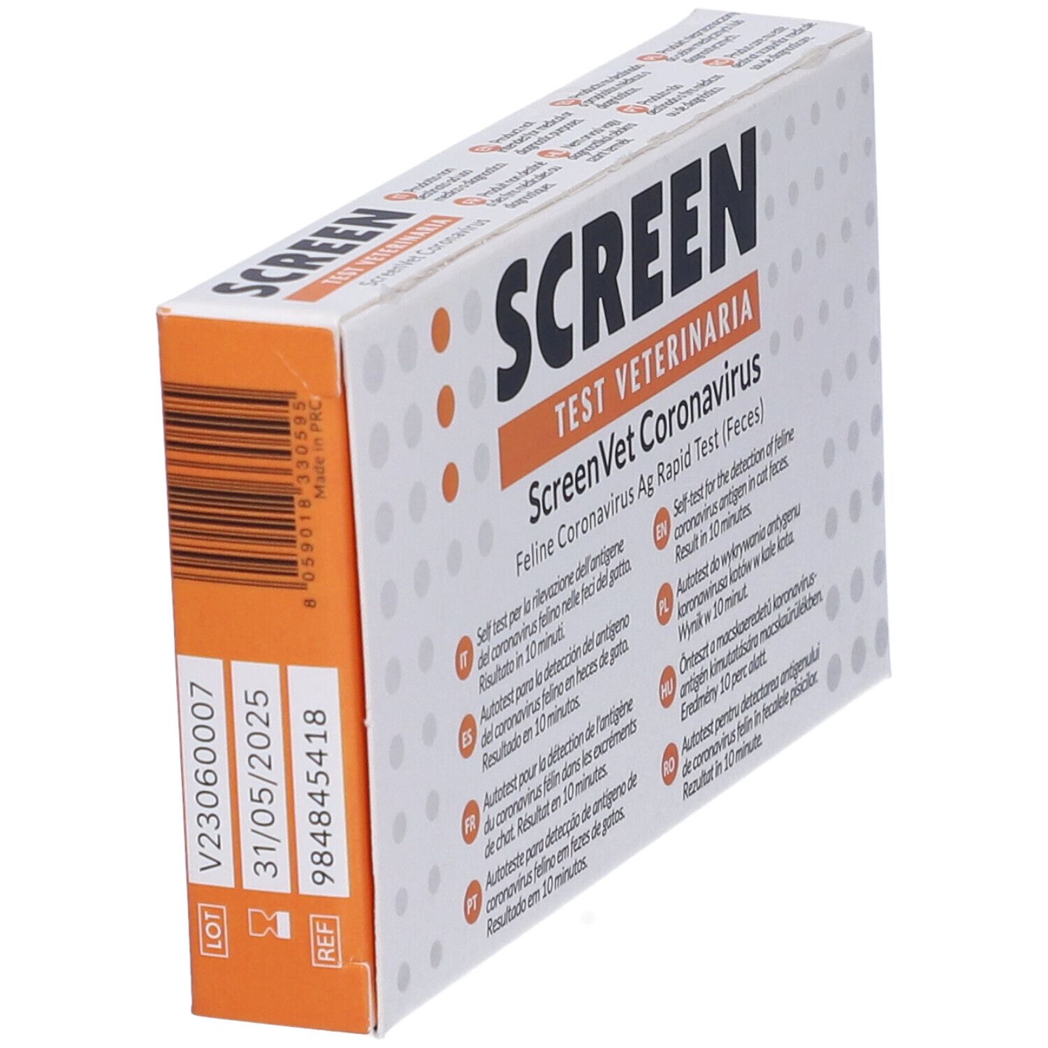 Screenvet Test Rapido Coronavirus Feci Gatto