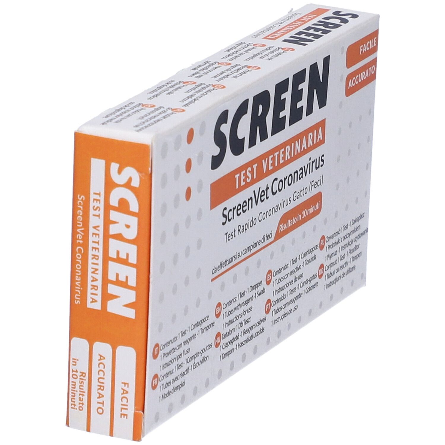 Screenvet Test Rapido Coronavirus Feci Gatto