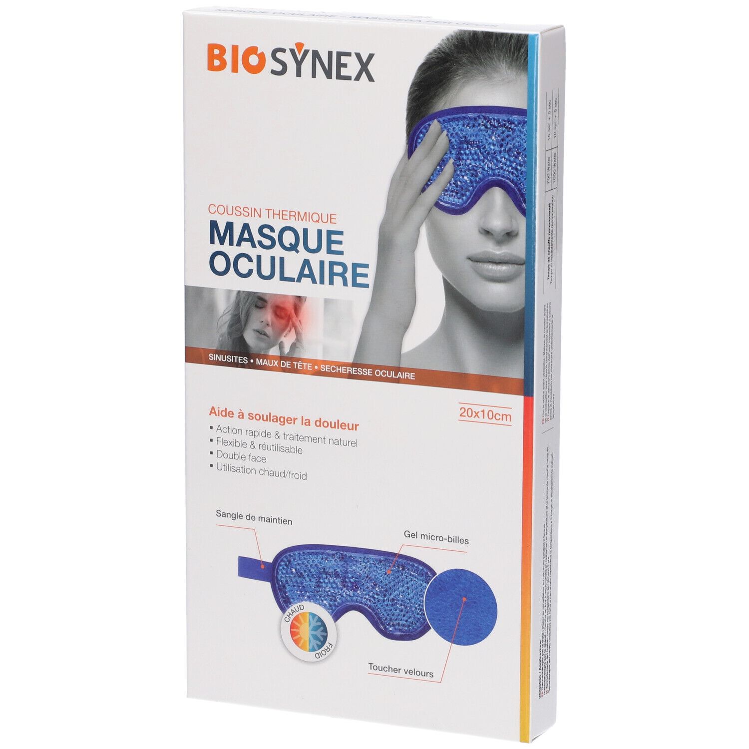 Biosynexgel Microsfere Maschera Oculare 20x10cm