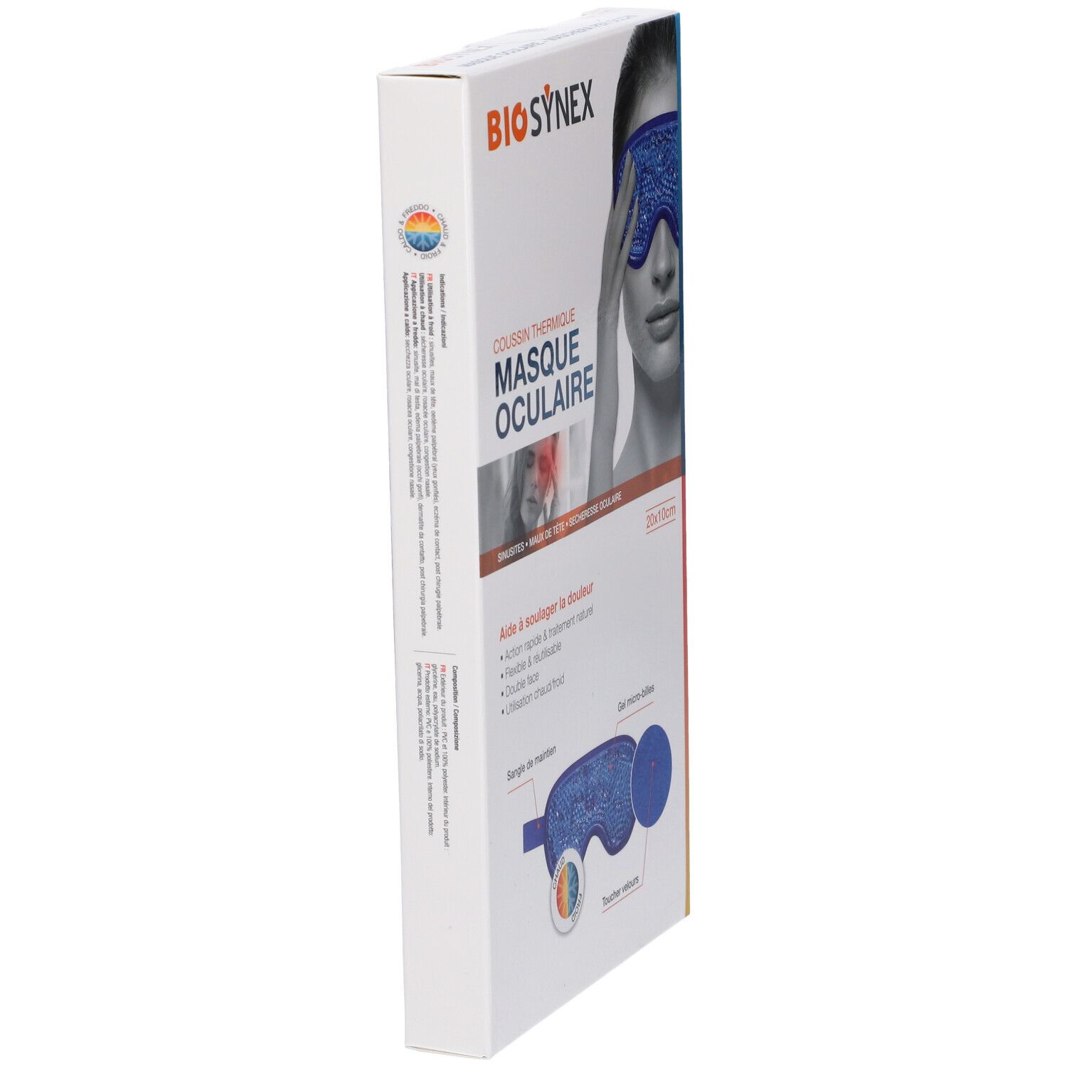 Biosynexgel Microsfere Maschera Oculare 20x10cm
