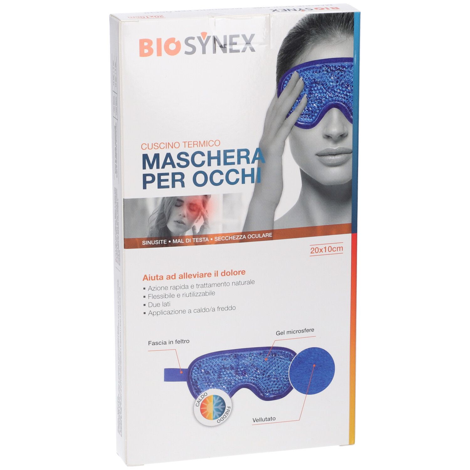 Biosynexgel Microsfere Maschera Oculare 20x10cm