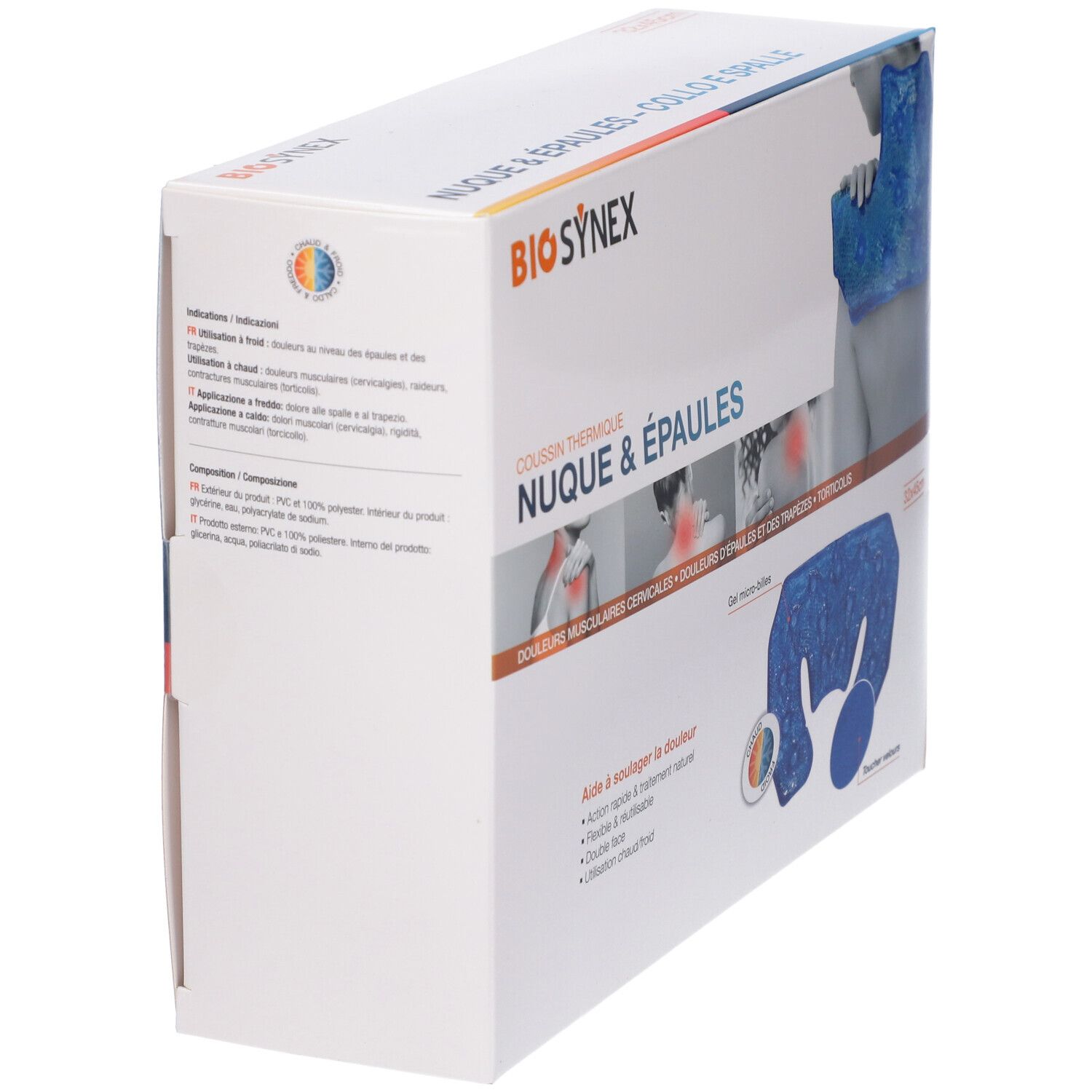 Kinecaregel Microsfere Spalle-Cervicale 32x45cm